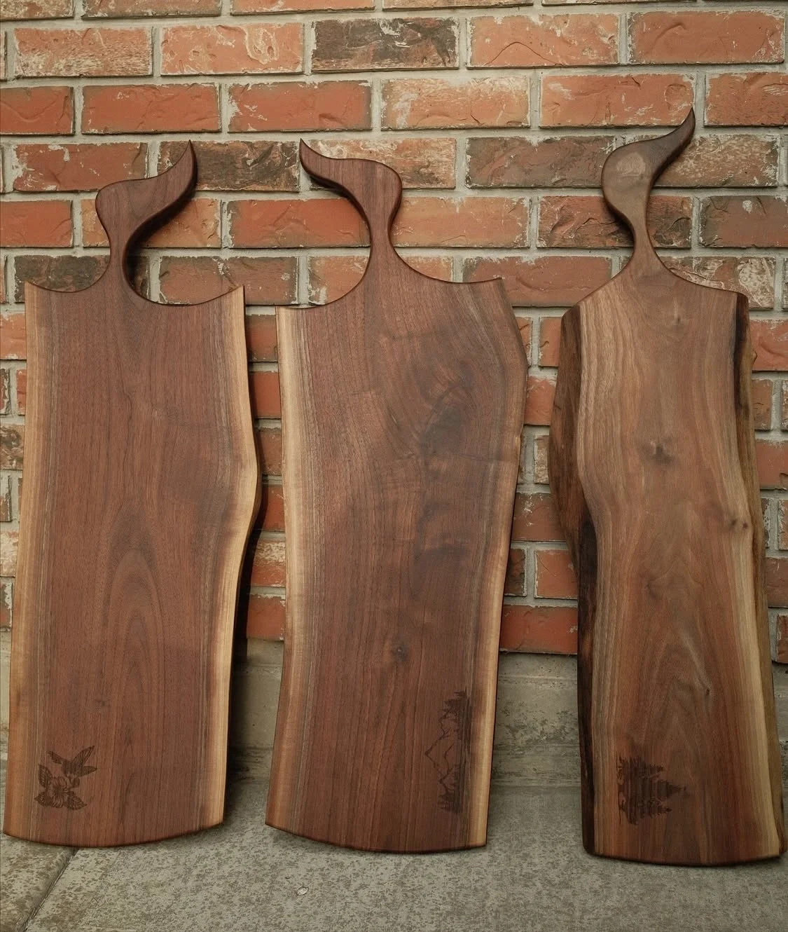 Live Edge Walnut Charcuterie