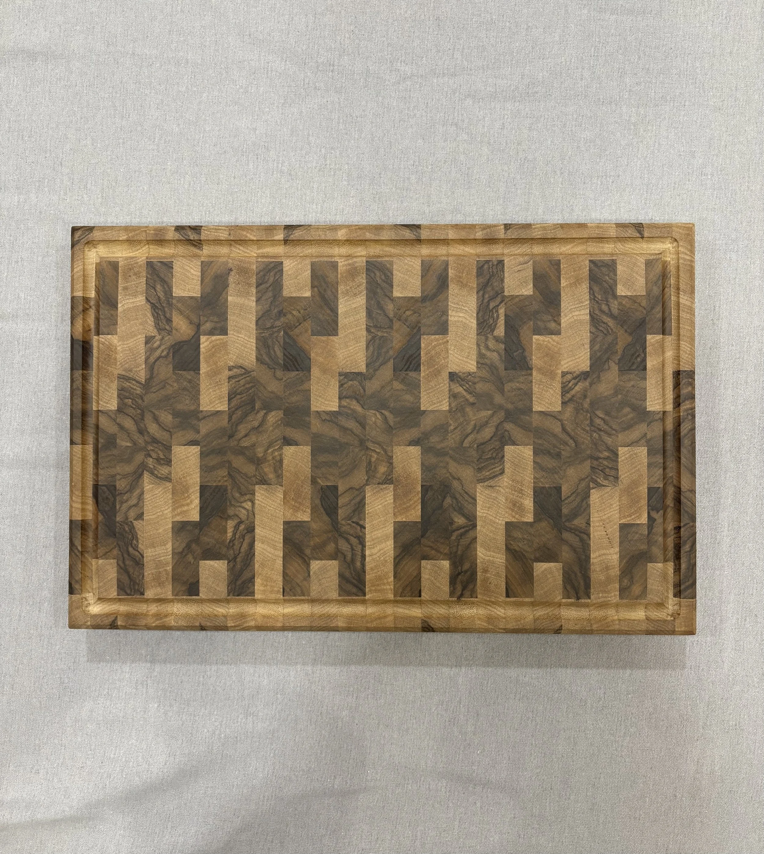 End Grain - Black Limba