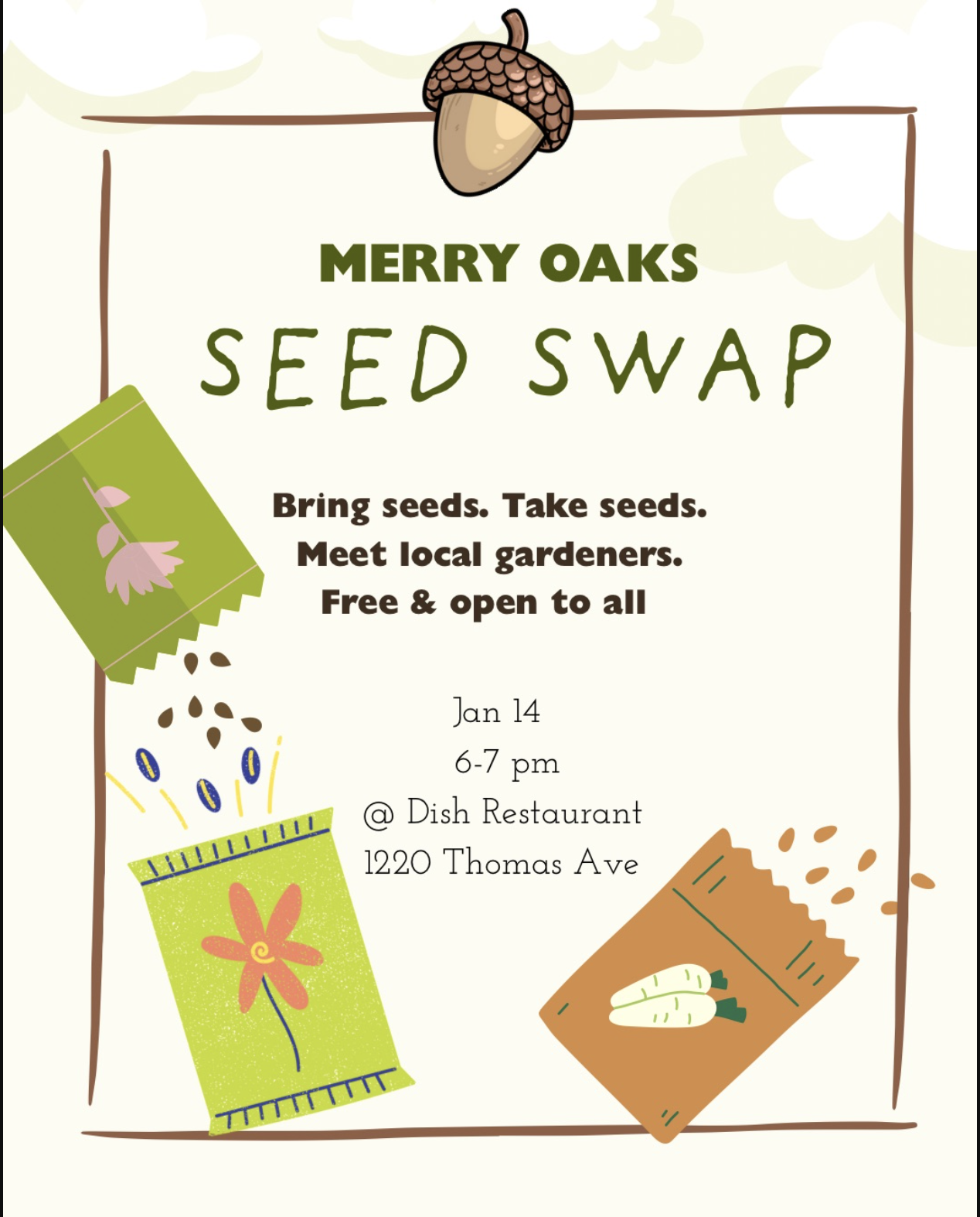 Merry Oaks Seed Swap