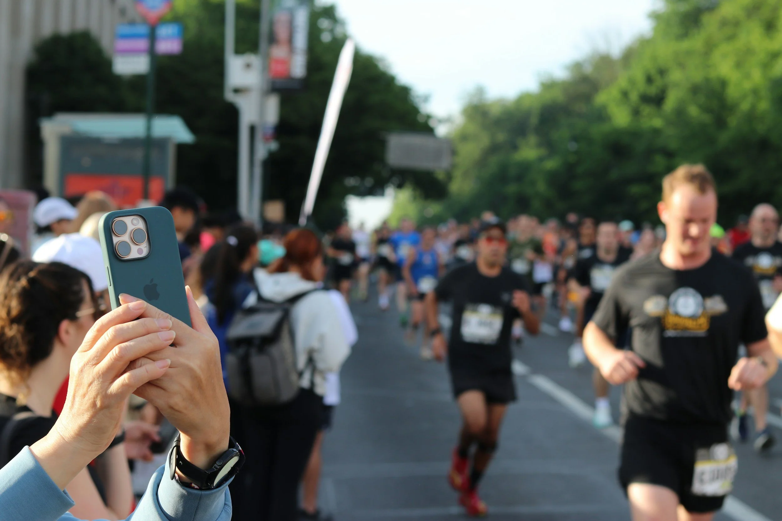 Hot Chocolate Run Cheer Station