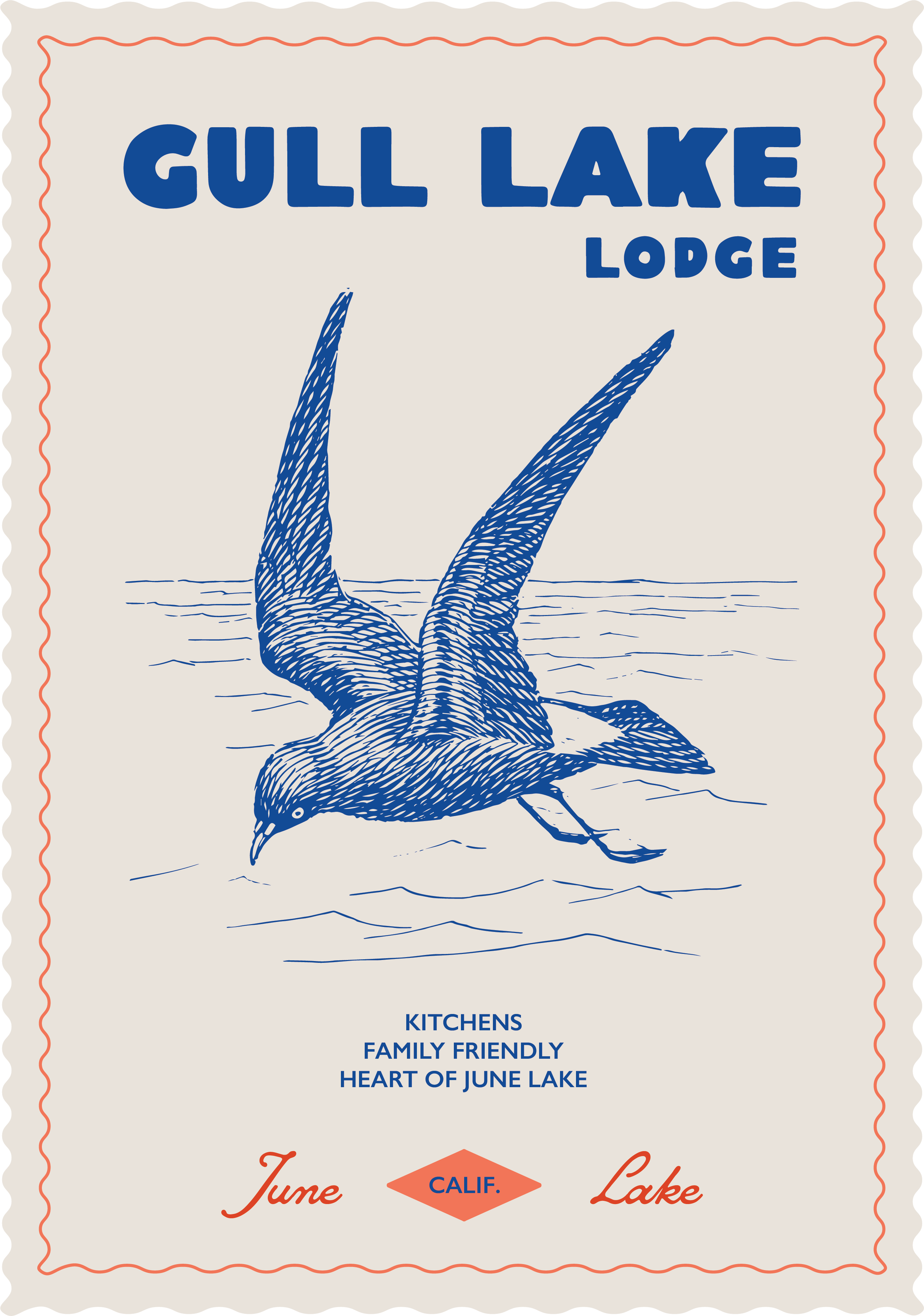 Gull Lake Lodge Logo – June Lake, California