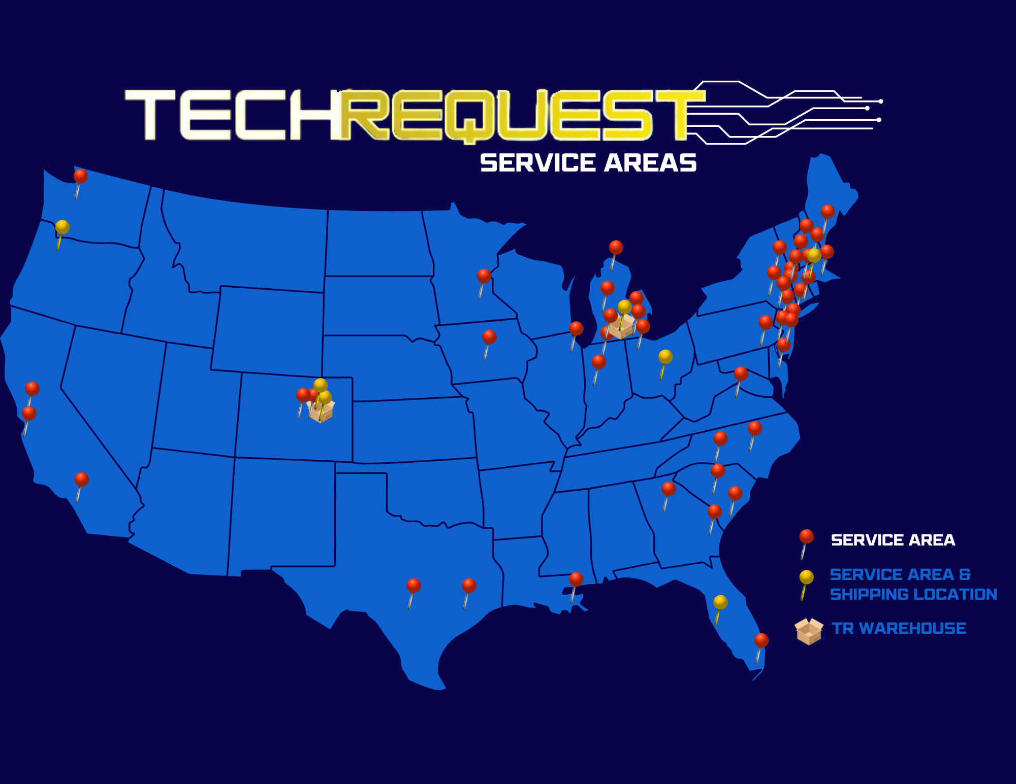 Locations — TechRequest