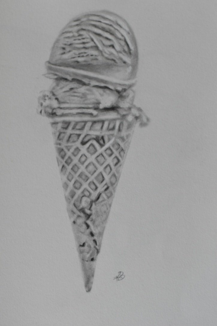 Ice cream
Graphite pencils on 170gsm
210x297mm $180 unframed