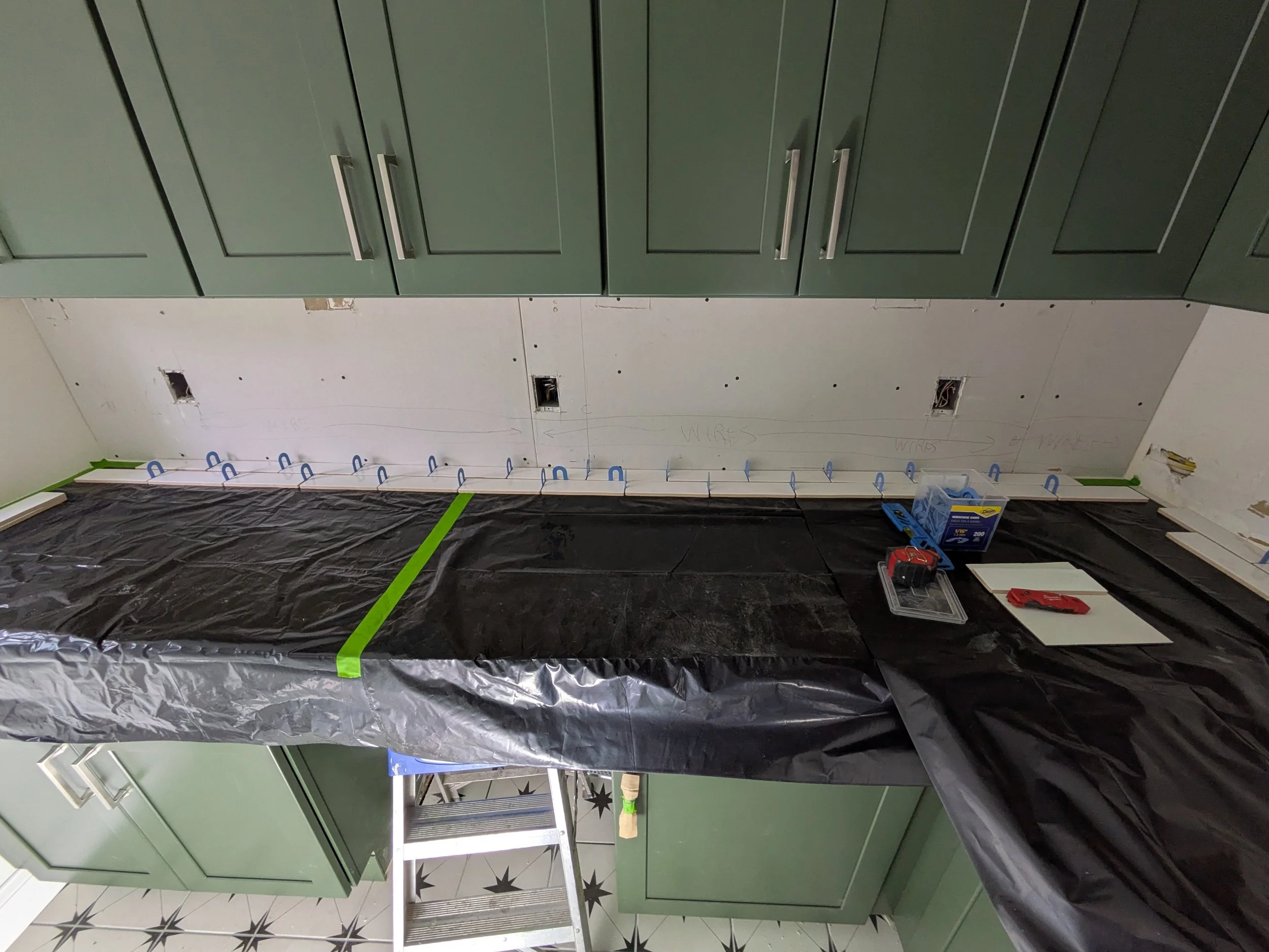 During - Tile Backsplash