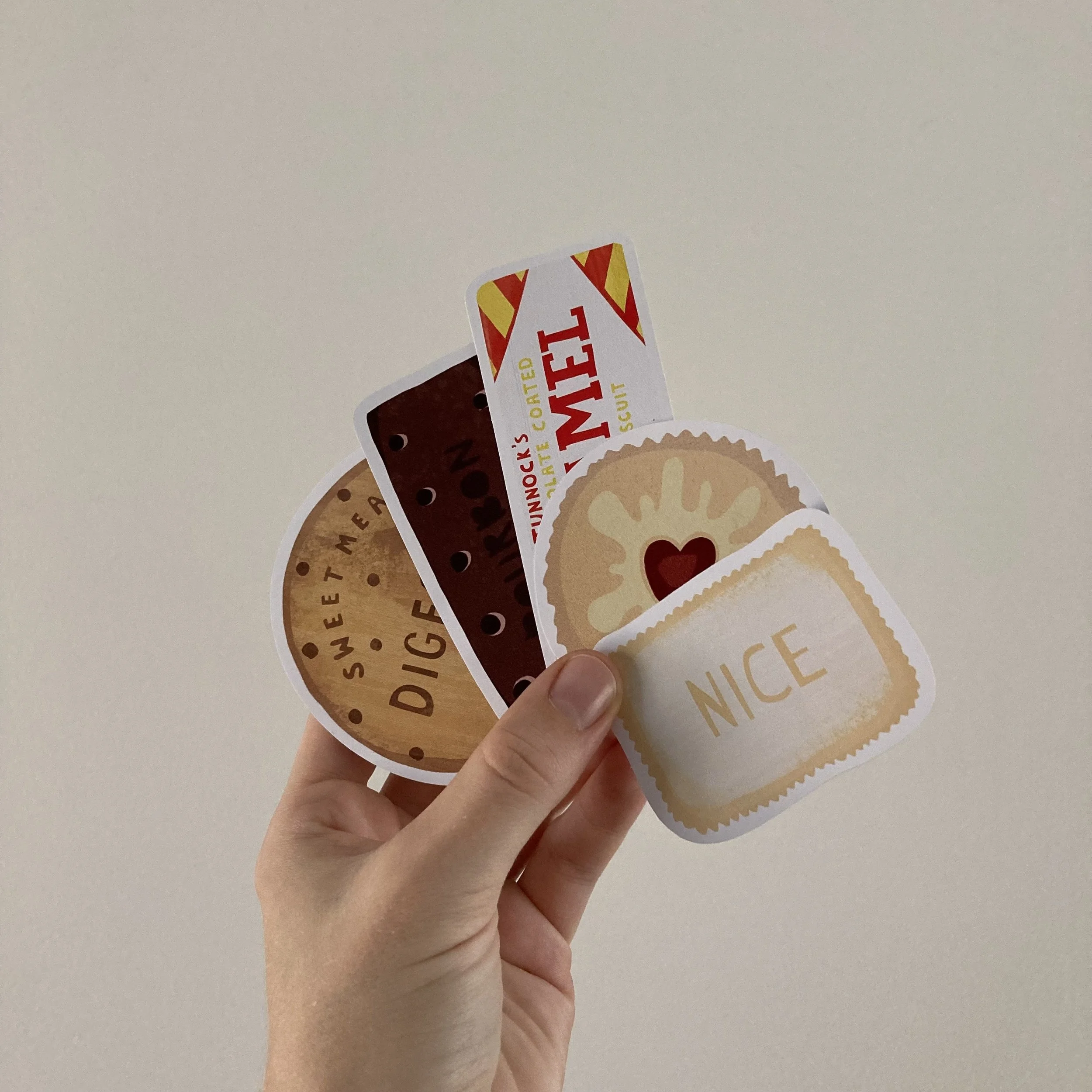 Biscuit Sticker 5 Pack