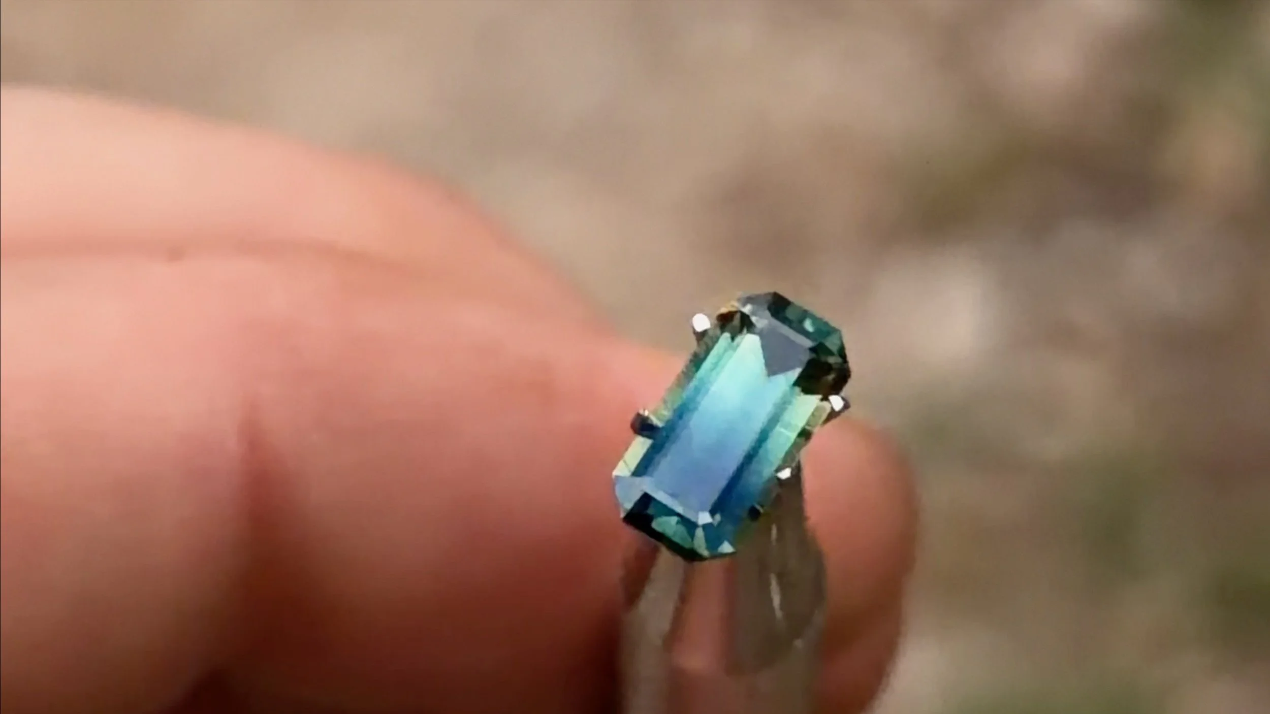 1.46 ct pati emerald cut sapphire