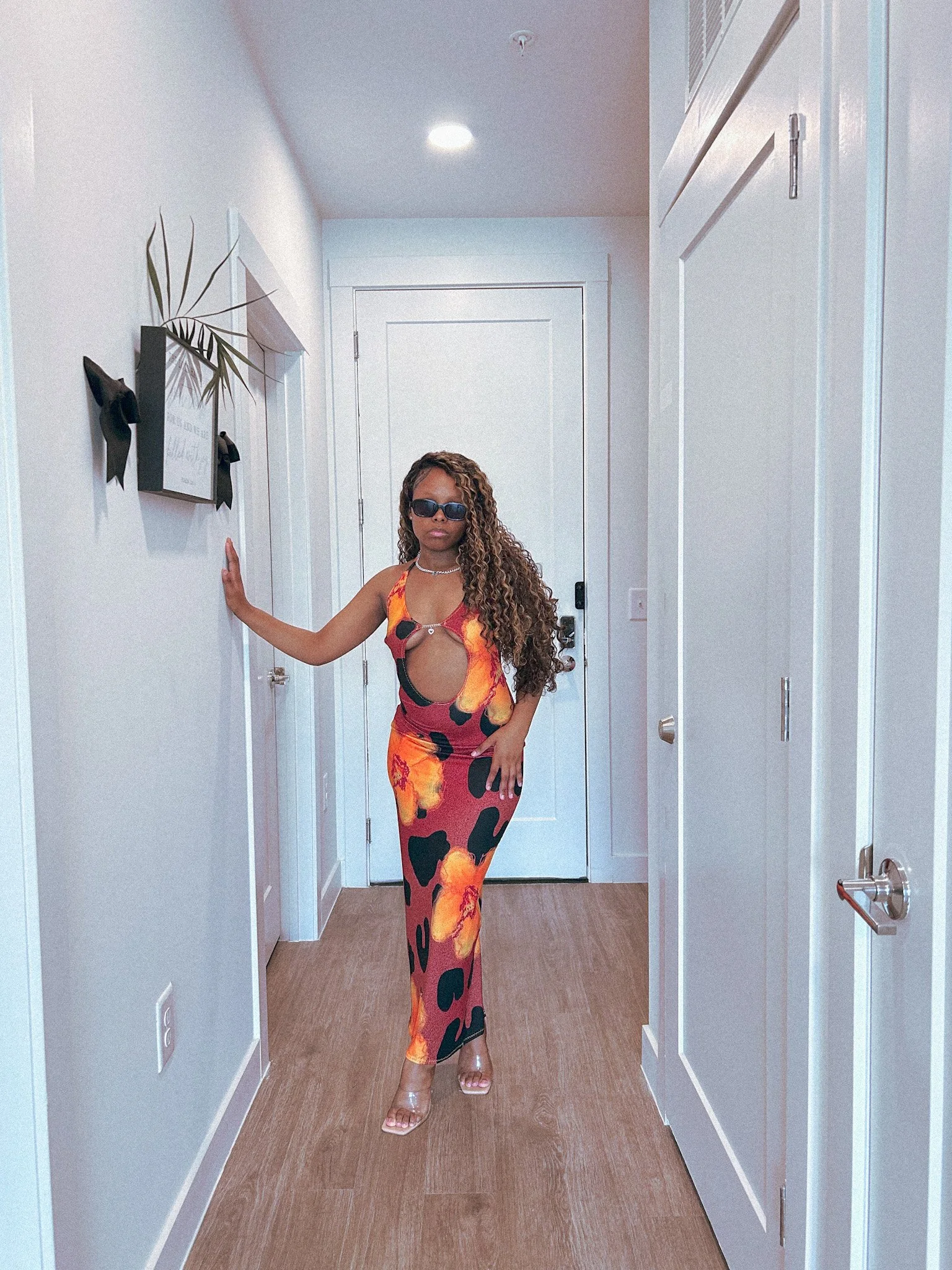 "Cleo" Halter Maxi-Dress