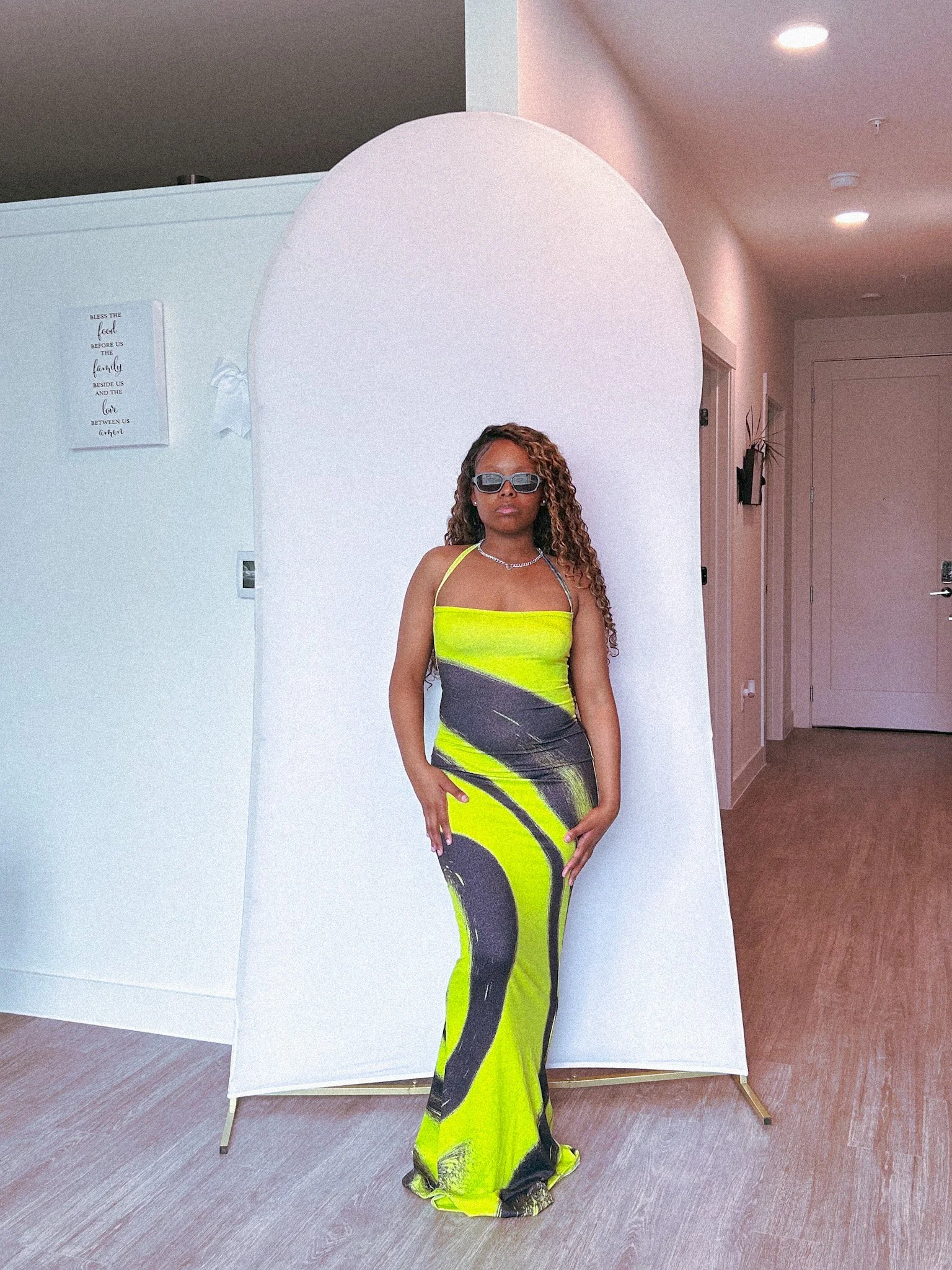 “Electric Lime” Sundress