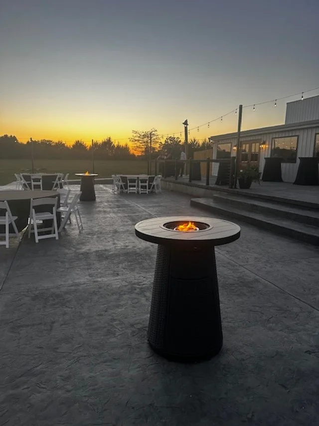 Fire Tables at Berkshire Ridge Wedding Venue.jpg