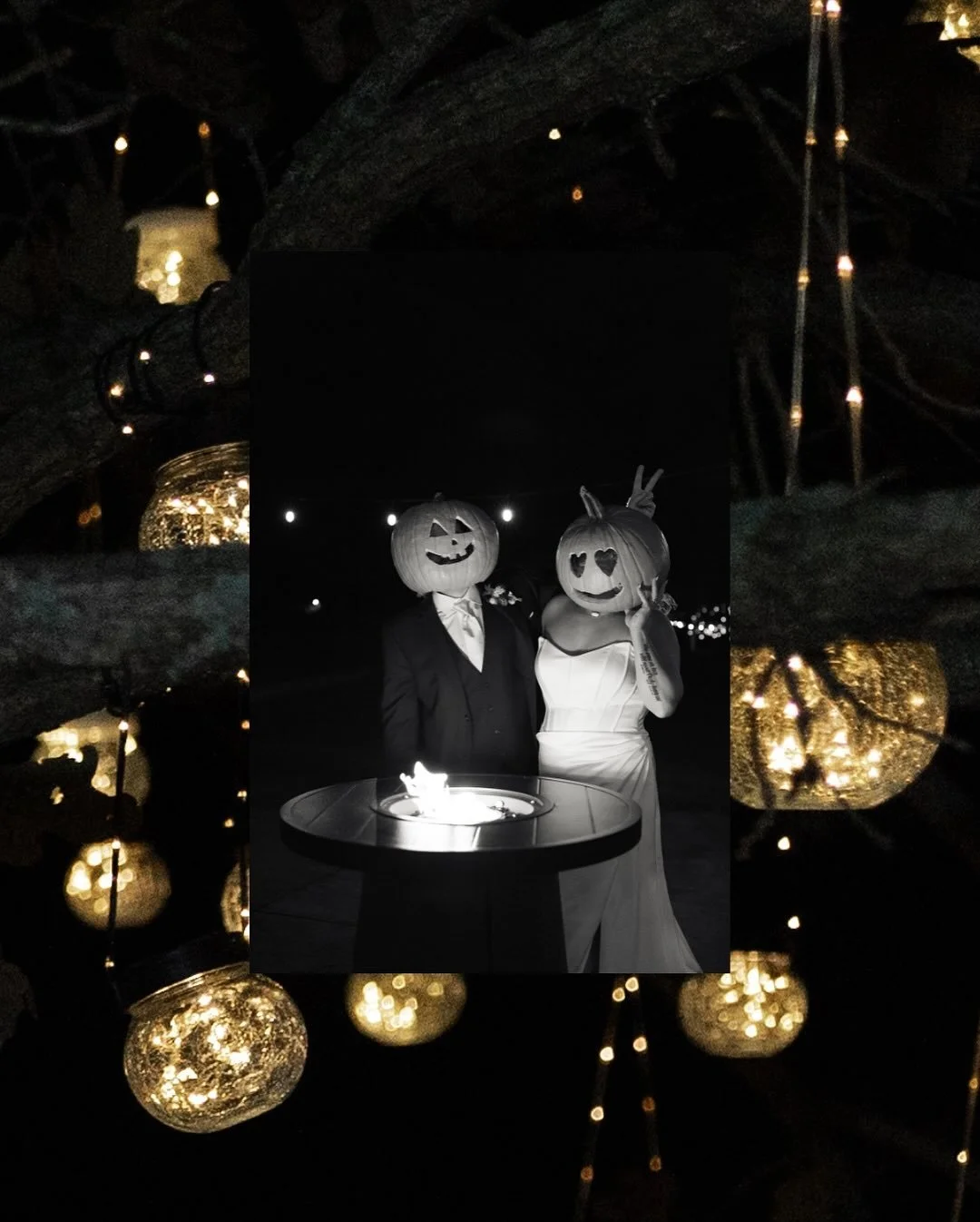 halloween wedding at St. Louis wedding venue pumpkin couple.jpg