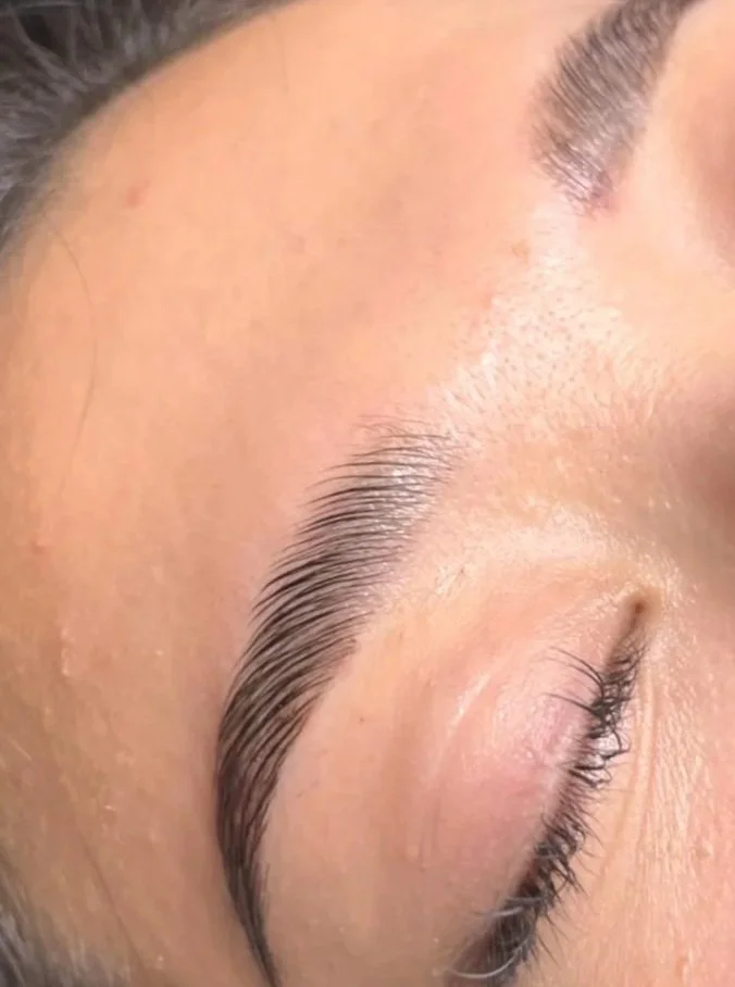 Eyebrow Lamination Eyebrow tinting and hybrid dye eyelash extension Crows Nest Willoughby lower north shore LED lashes