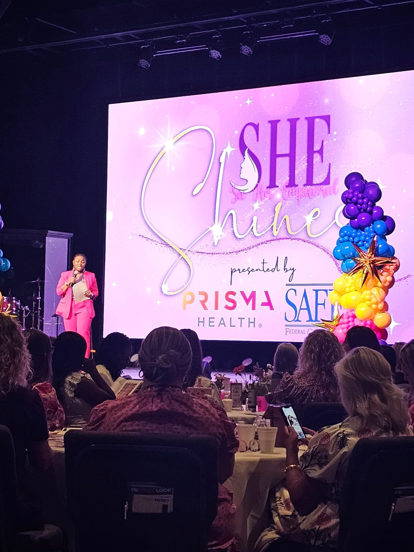 SHE Shines 2025 was an amazing experience!! I had the opportunity to connect with and serve so many beautiful and inspiring ladies. I feel so privileged and honored to have shared the stage with some other highly skilled wellness professionals in tow