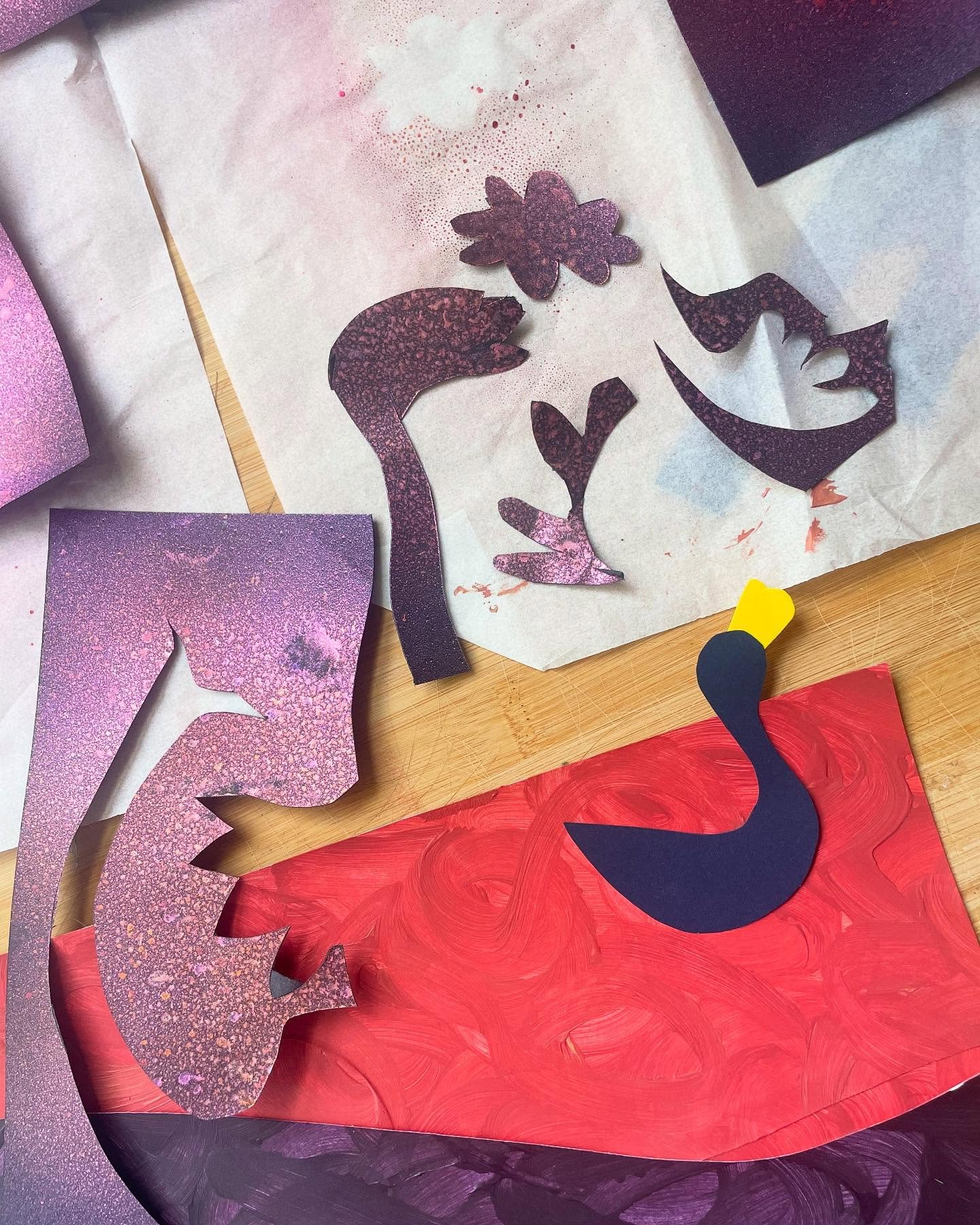 It&rsquo;s a dippy day in the studio! 🦆

One of our favorite parts about working with paper is that what you leave behind is often just as fun as what you cut out. We&rsquo;re big fans of hoarding our scraps and using them across different pages and