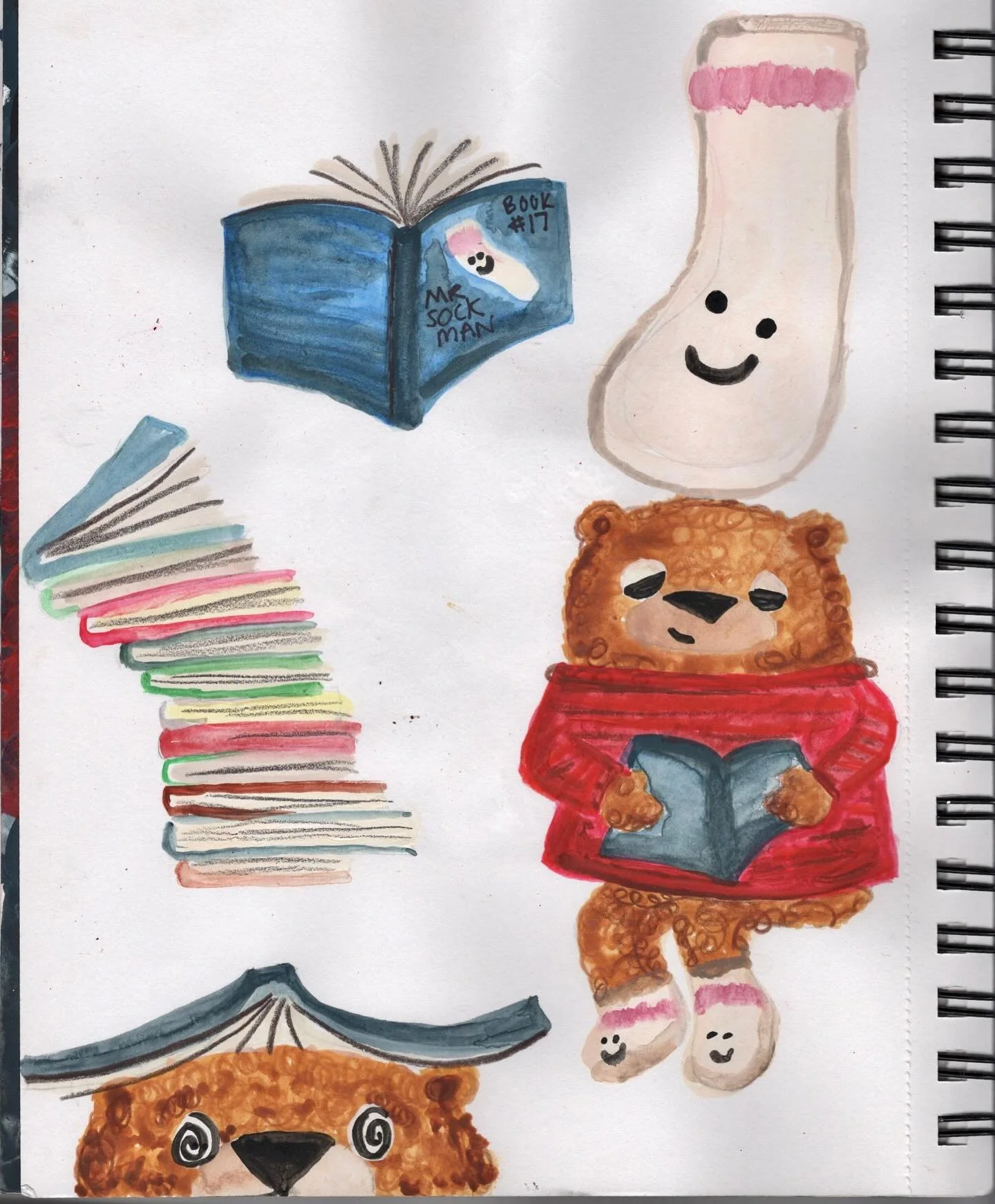 Even characters need favorite characters. 

#sketchbooktour #childrensbook