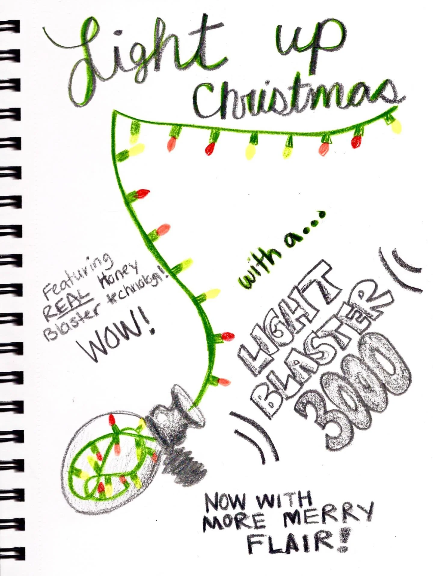 When your day job is in marketing, sometimes your sketches accidentally become print ads. 

#christmas #illustration #kidsillustration