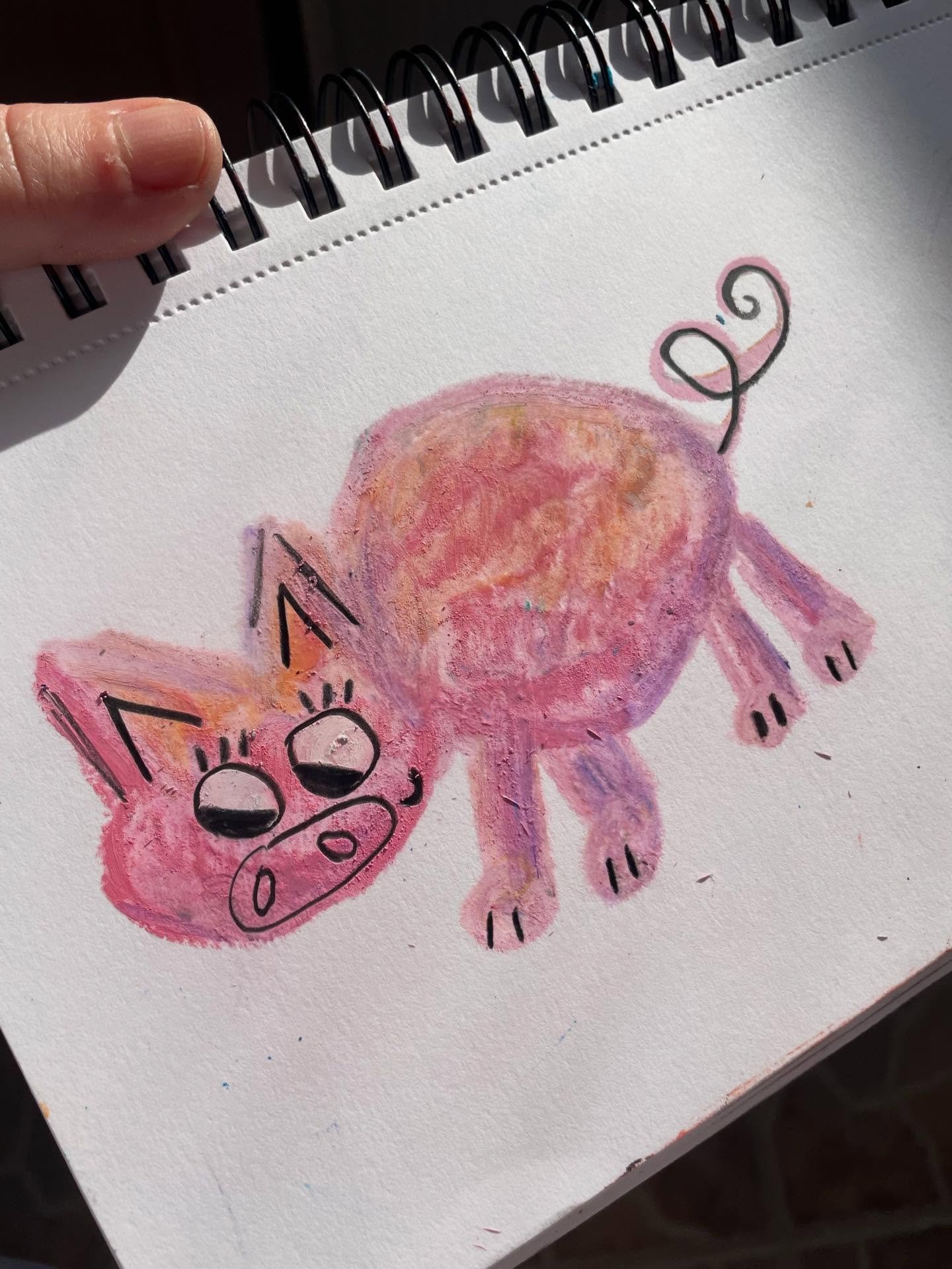 Current status: obsessed with bright pastel texture