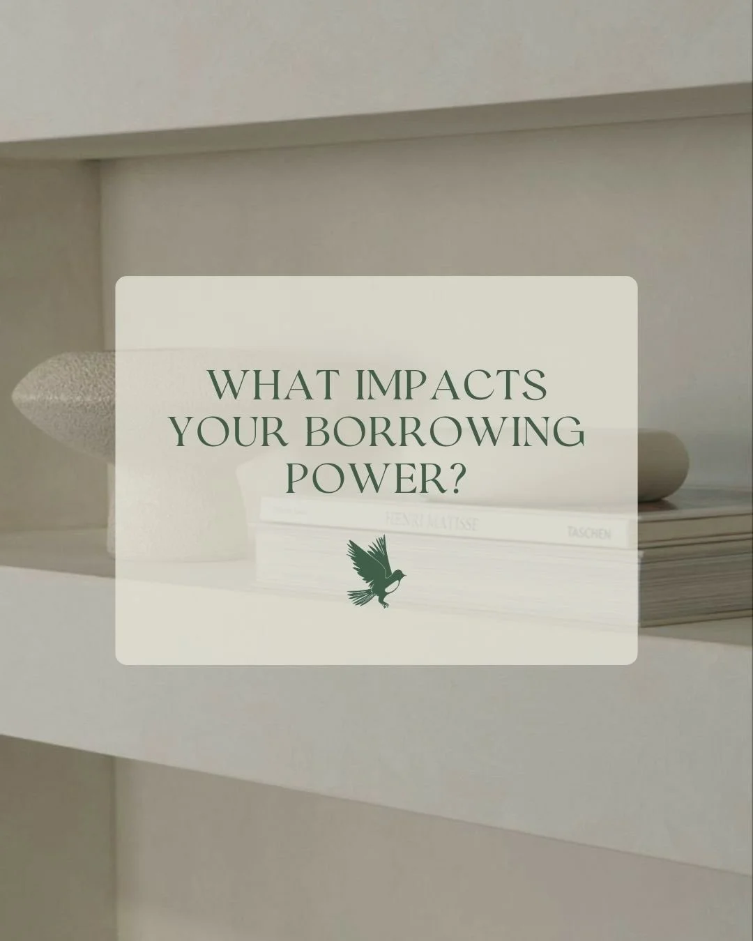 Borrowing power is simply what a bank is willing to lend you.

It changes based on income, expenses, lifestyle costs and interest rates.

If you want a personalised look at your numbers, reach out and we can review your position together ☕