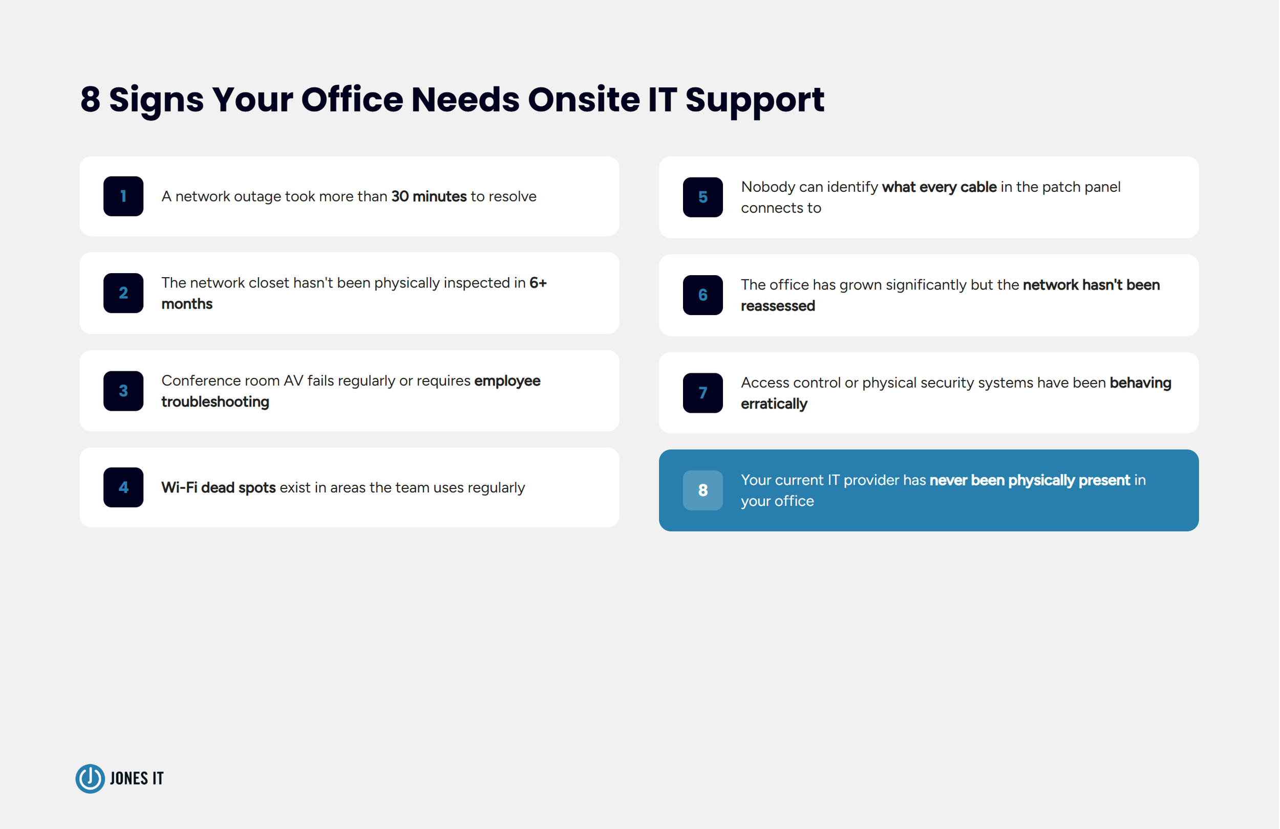 8 signs your office needs onsite support