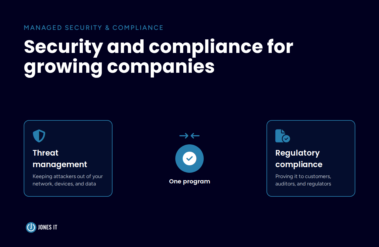 How Jones IT Ensures Security and Compliance for Our Clients