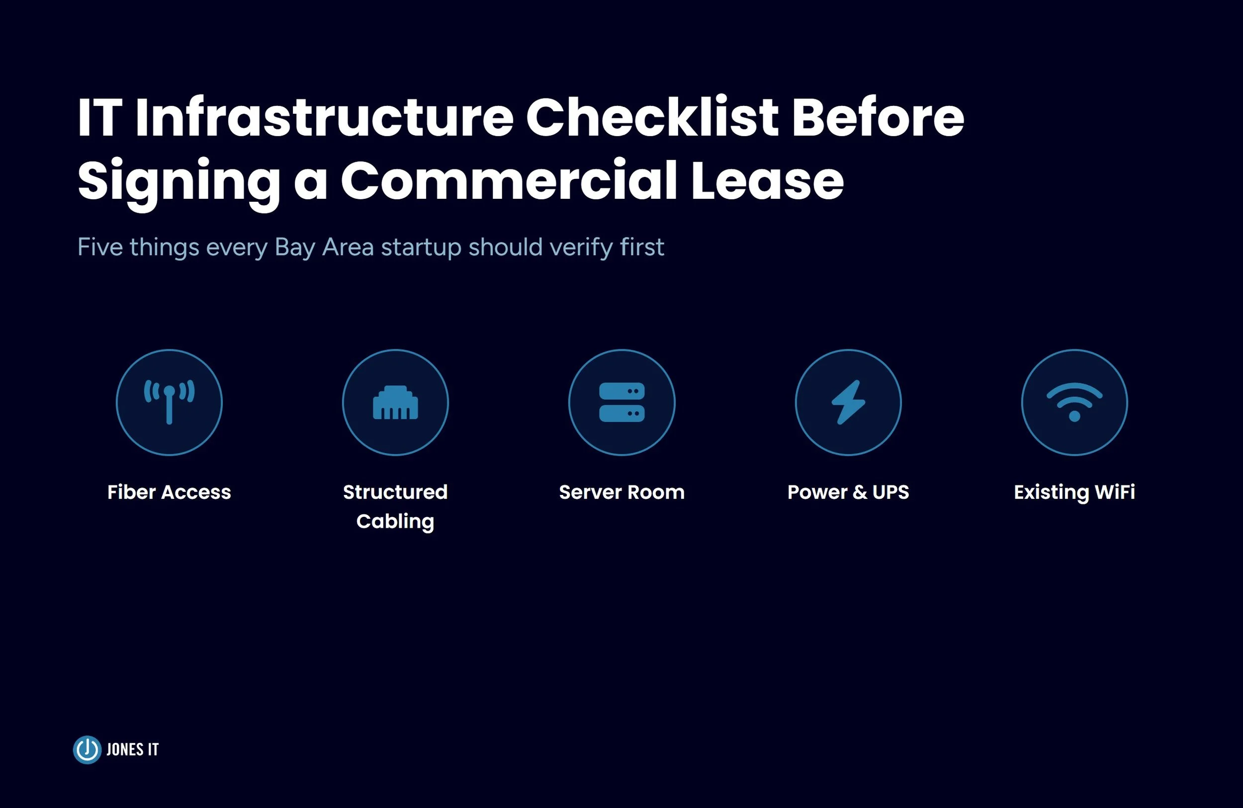 Commercial Lease IT Checklist: A Guide for Bay Area Startups