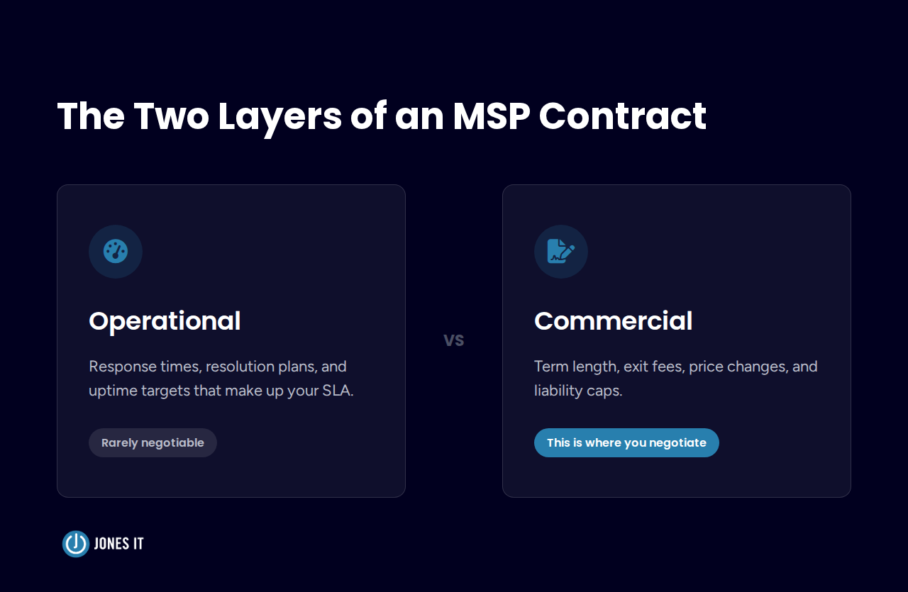 Managed IT Services Contract Negotiation: The Terms Worth Pushing Back On