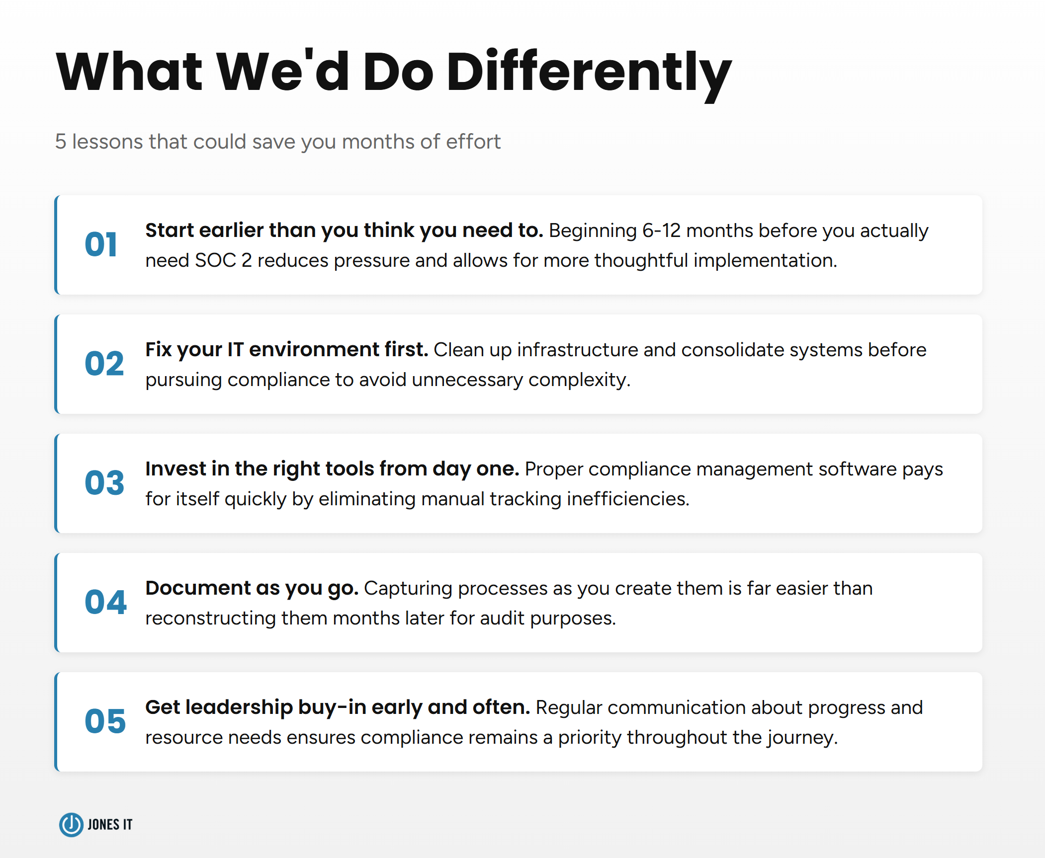 SOC 2 Compliance Journey Lessons learned