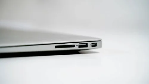 side view of a laptop