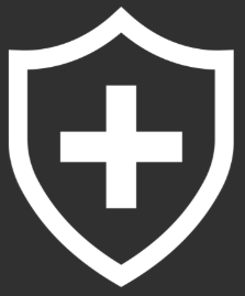 Shield with a cross in the center