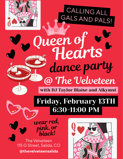 Queen of Hearts Dance Party