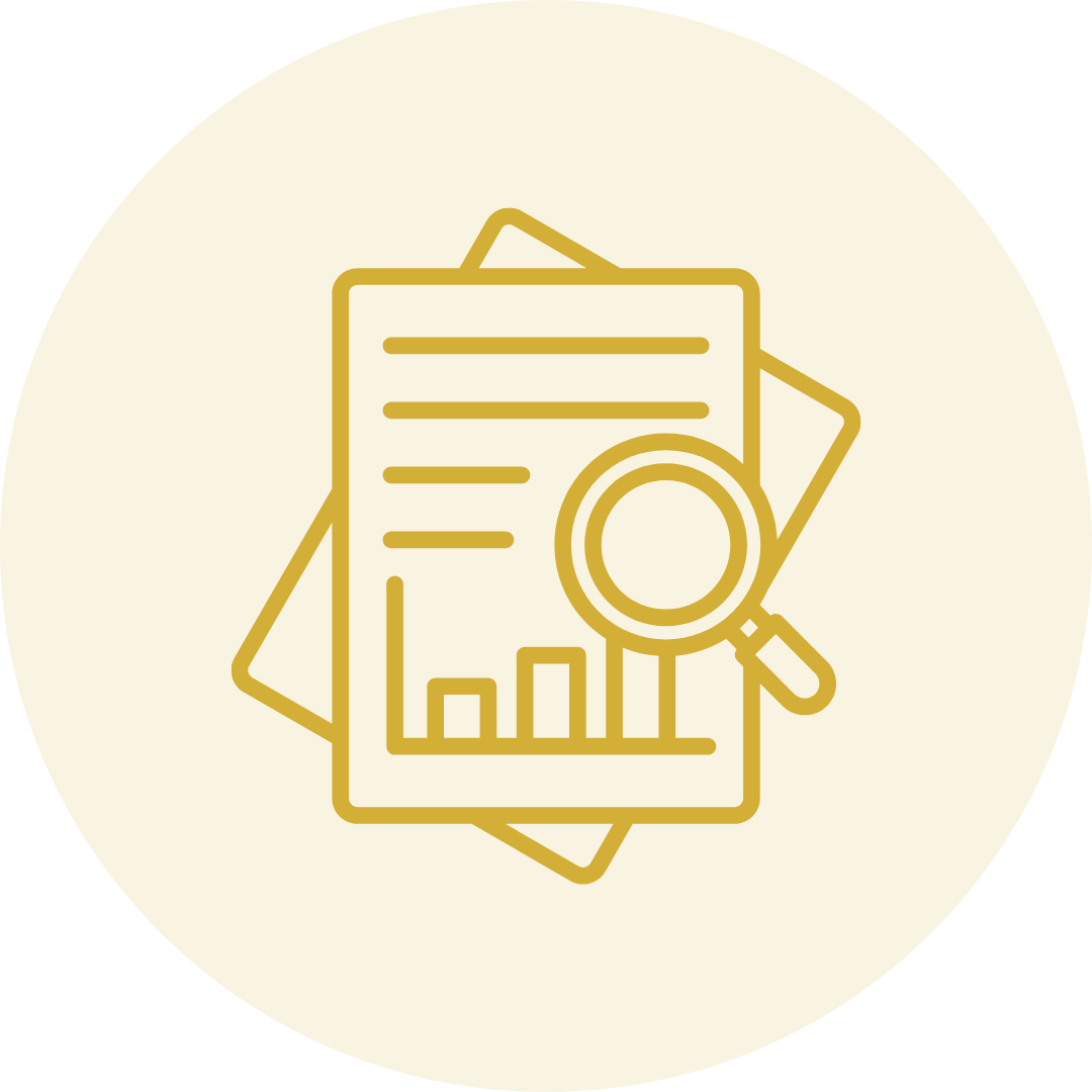 Blurred yellow background with indistinct central design or logo