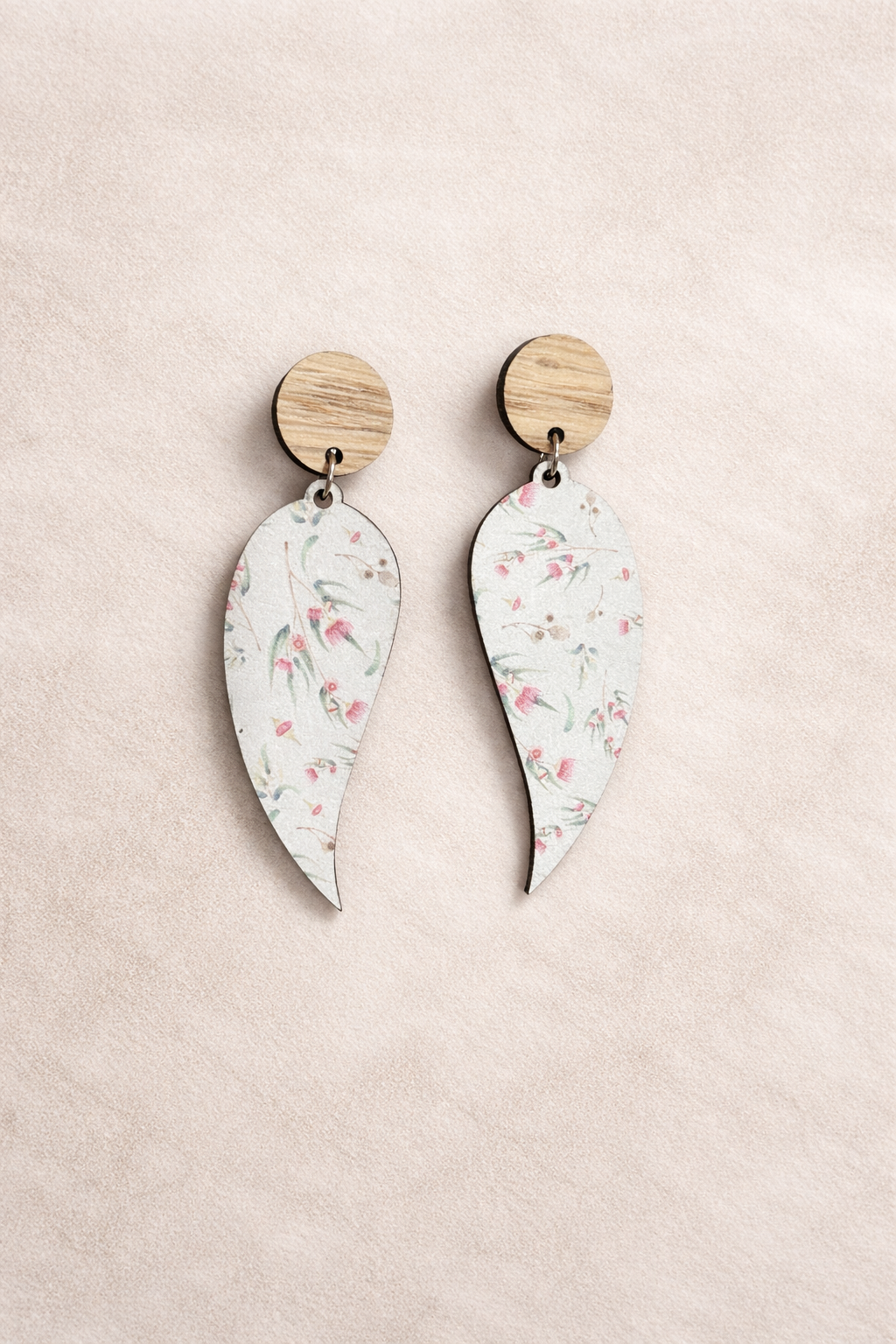 Australian Eucalyptus Leaf Drop Earrings