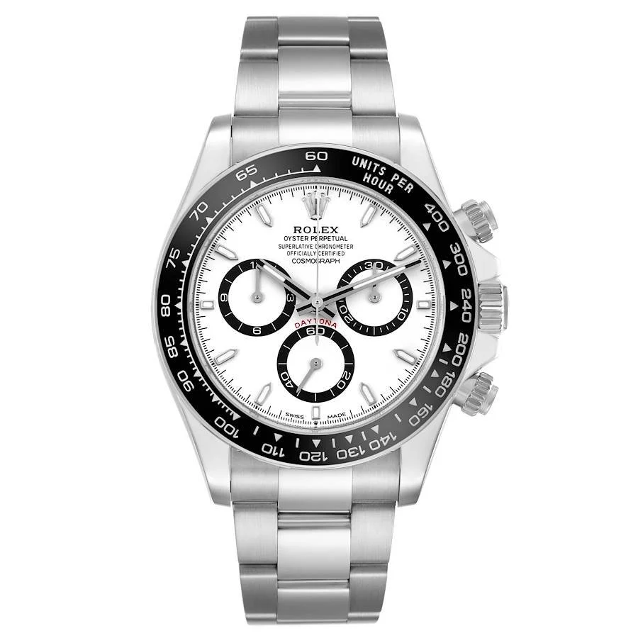 【BRAND NEW】ROLEX DAYTONA CERAMIC BEZEL WHITE PANDA STEEL MENS 126500LN 40MM