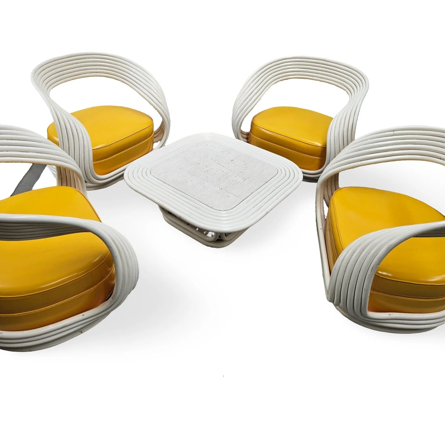 Eva Chairs/ Setting designed by Giovanni Travasa for Bonacina 1965