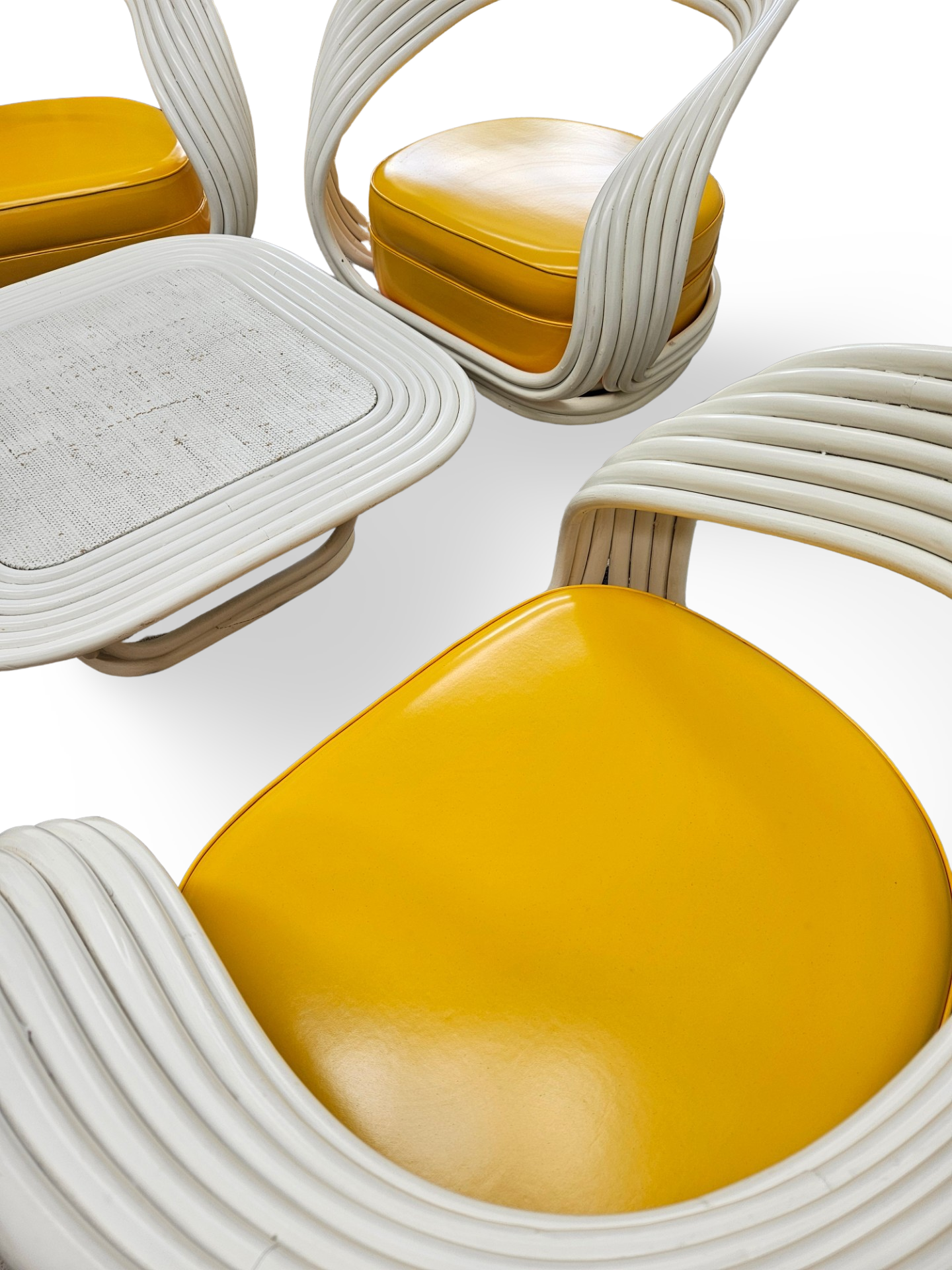 Eva Chairs/ Setting designed by Giovanni Travasa for Bonacina 1965