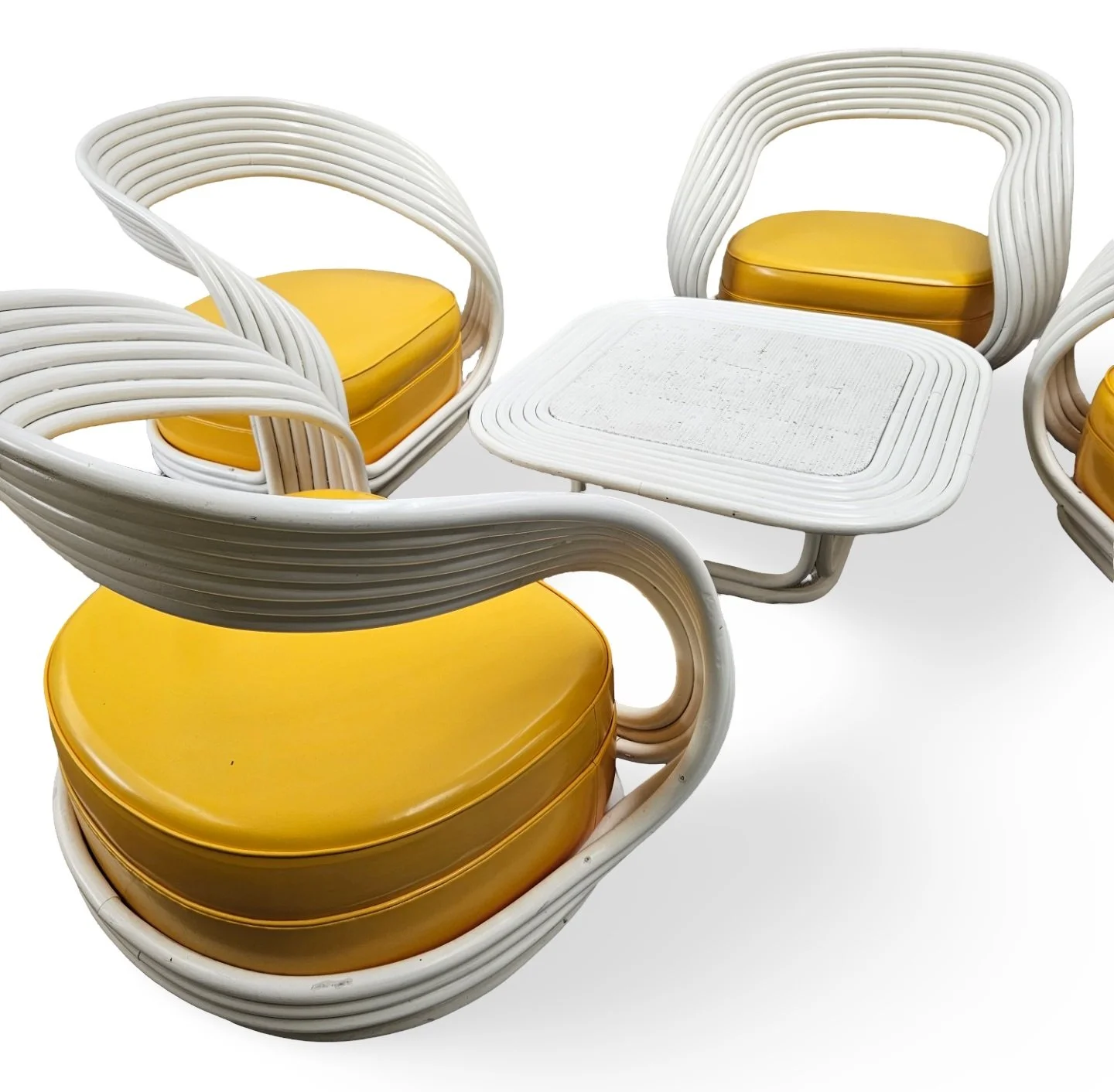 Eva Chairs/ Setting designed by Giovanni Travasa for Bonacina 1965