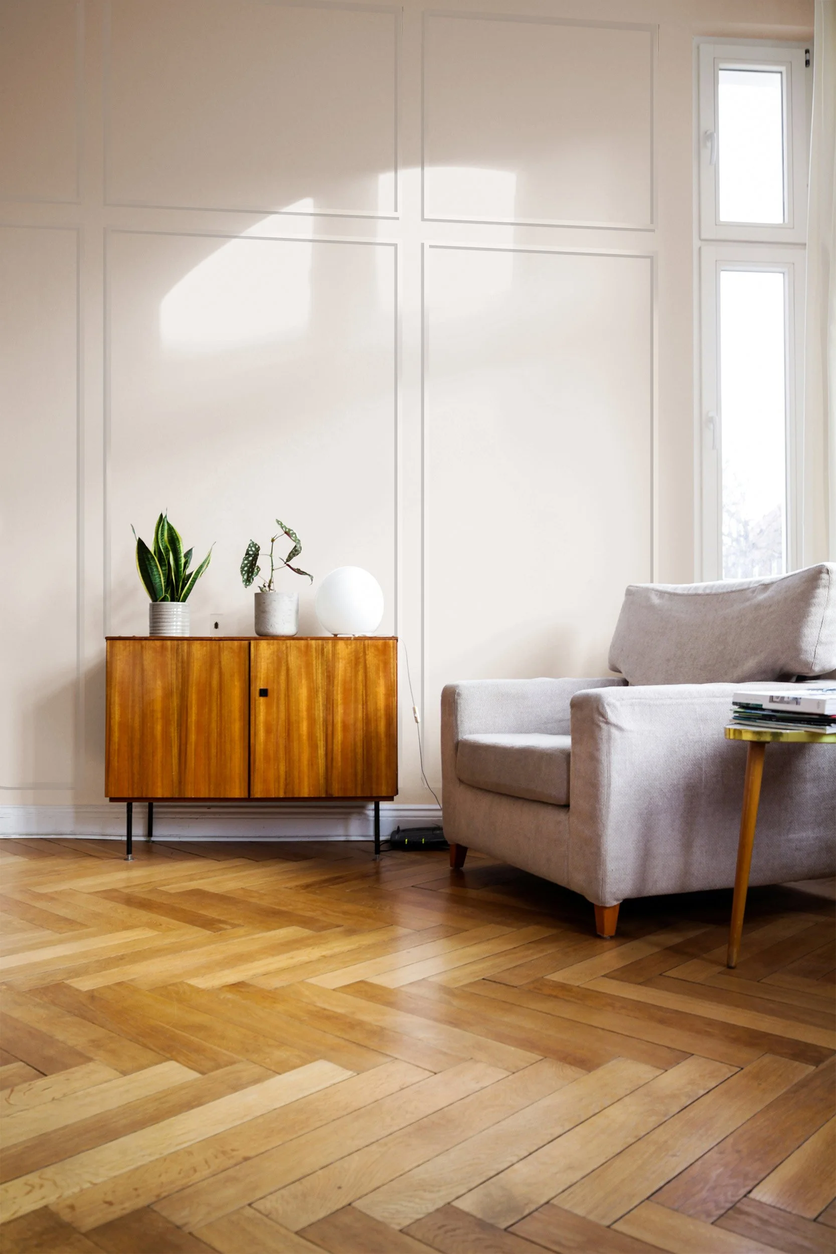 Fotomontage Wandleisten