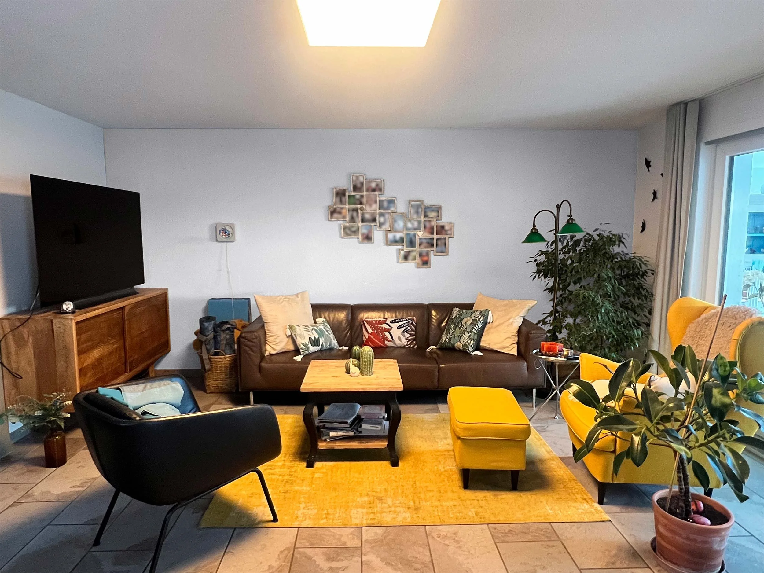 Fotomontage Wand Weiss