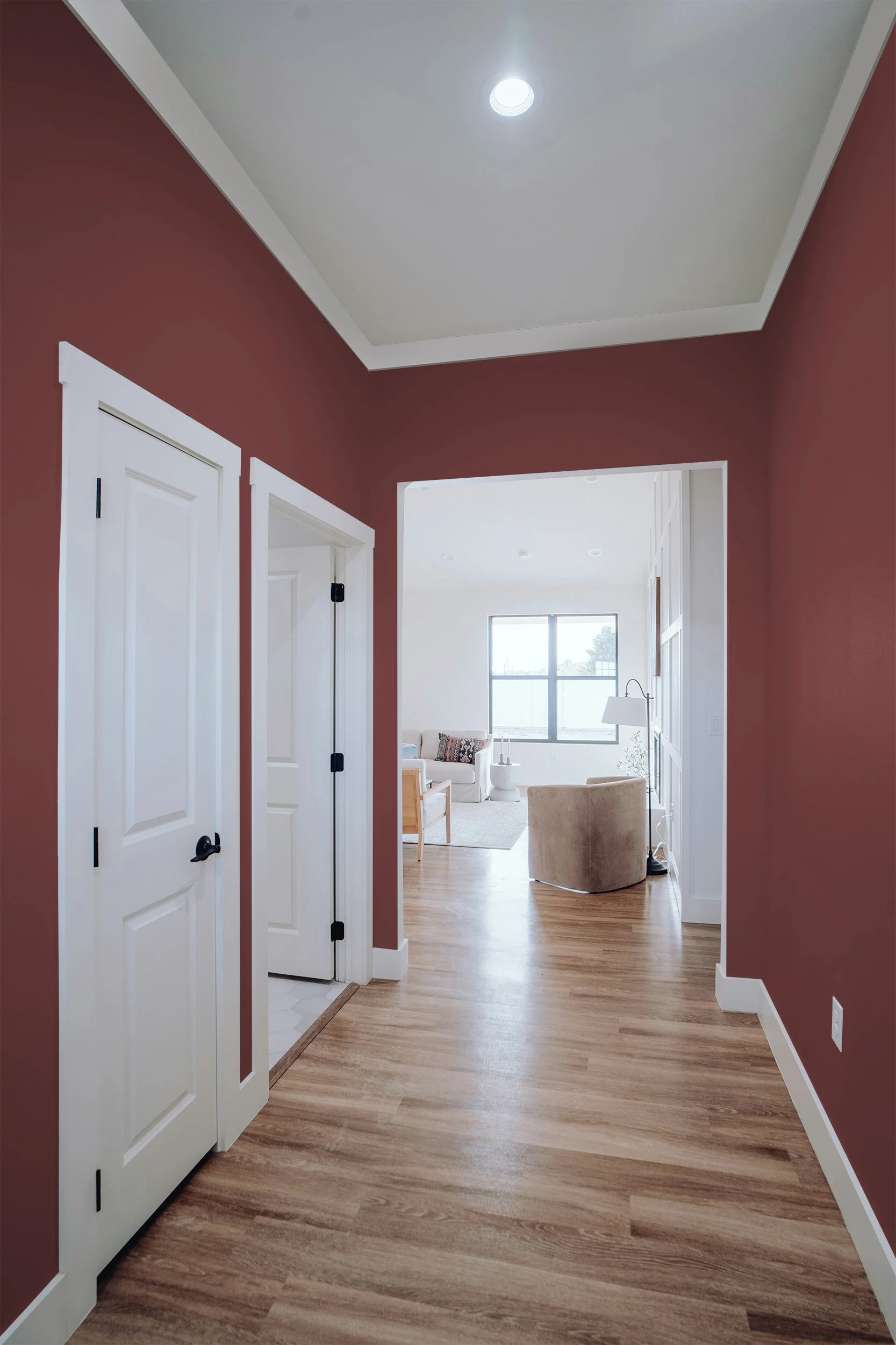 Fotomontage Korridor bordeaux