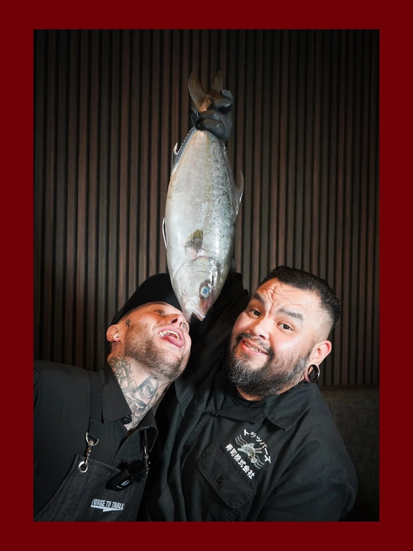 @forgetotable &times; @trapperssushi 

Coming very soon 👀
A super fun collaboration that&rsquo;s quickly become one of my all-time favorite projects: scrumptious sushi paired with seriously sharp blades. Honestly&hellip; does it get any better? Stay