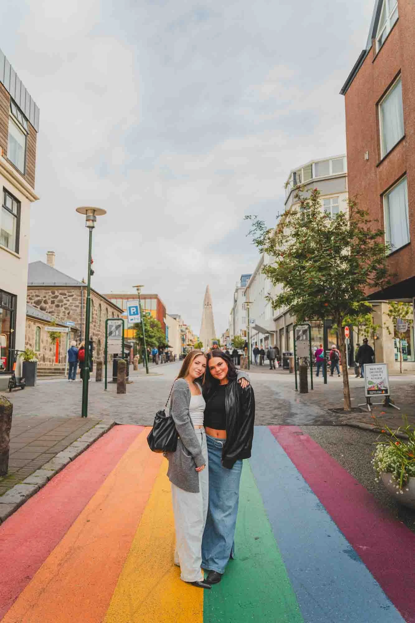 Sesión Fotográfica Rainbow Street en Reykjavik, Islandia