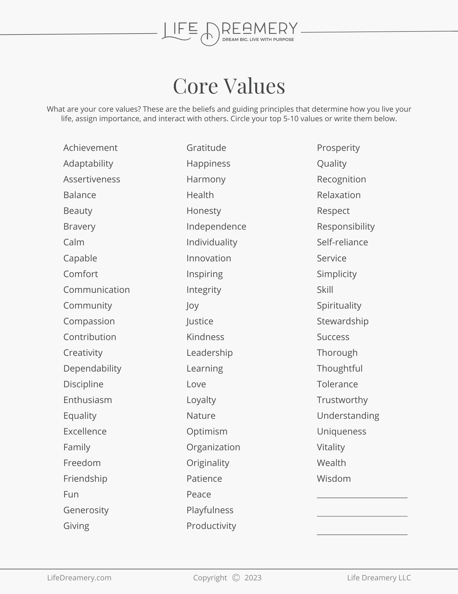 Free Vision Board Templates, Tutorials, and Worksheets — Vision Board ...