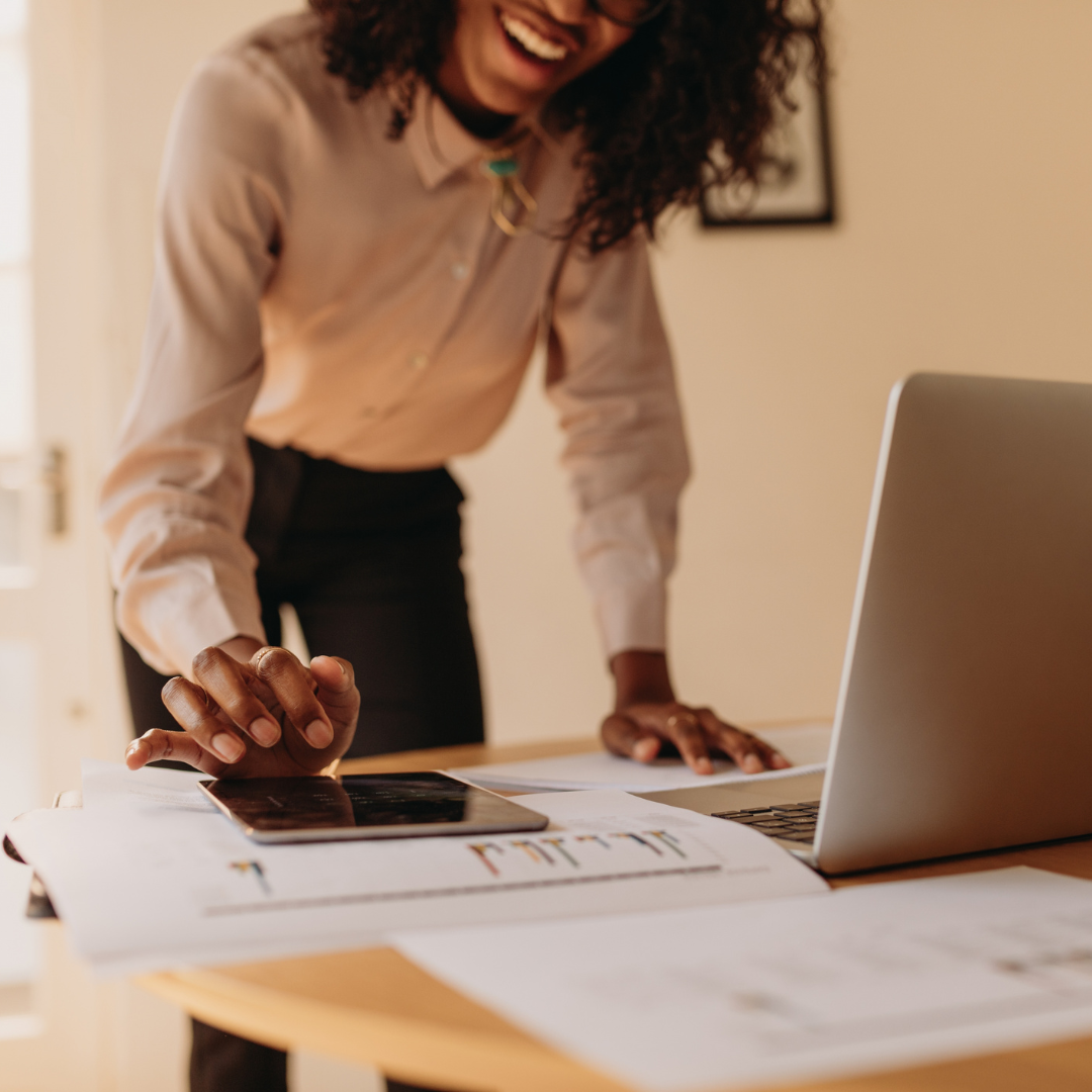 Photo of an entrepreneur at work