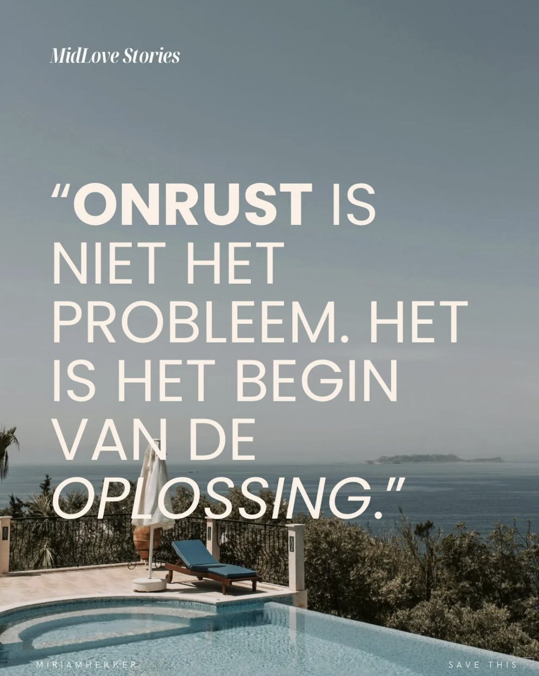 Onrust is niet het probleem, het is het begin van de oplossing