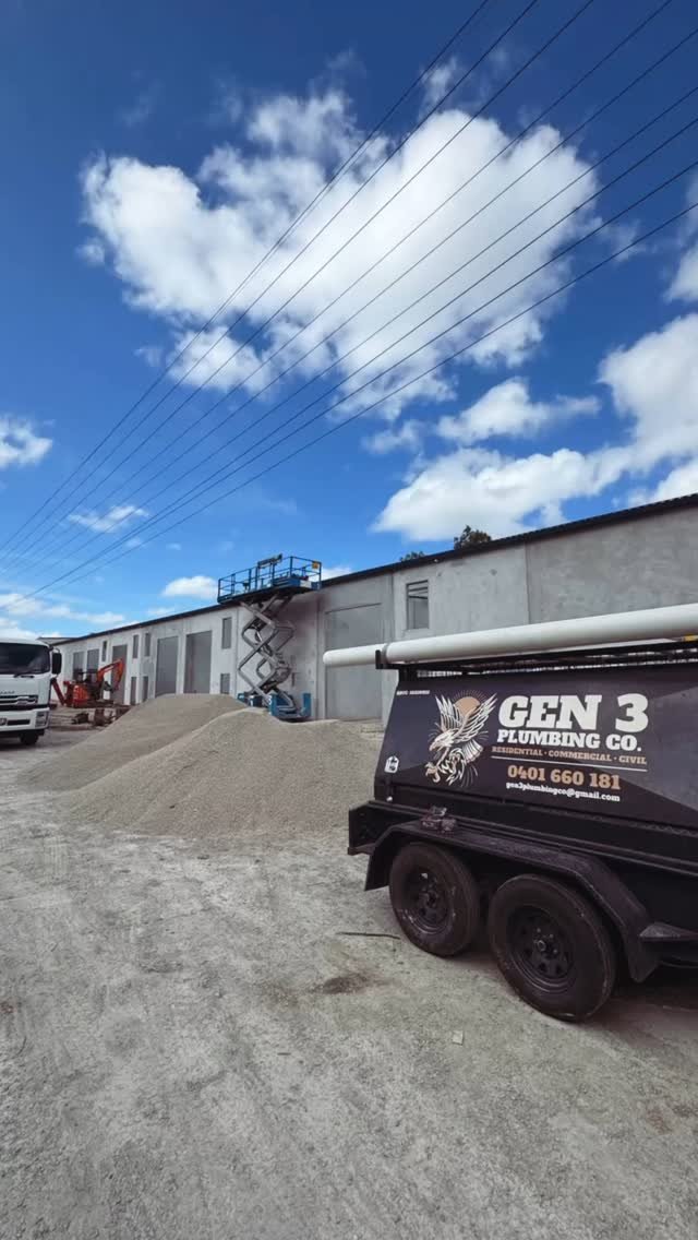 Couple days into this one π€πΌ Broke ground on a new site for Down Under Construction, tackling Stage 2 of some Commercial Shed spaces. All Underslabs and Main Line Sewer complete with Test and Council Inspections, plus a coupl’a pits and a bit