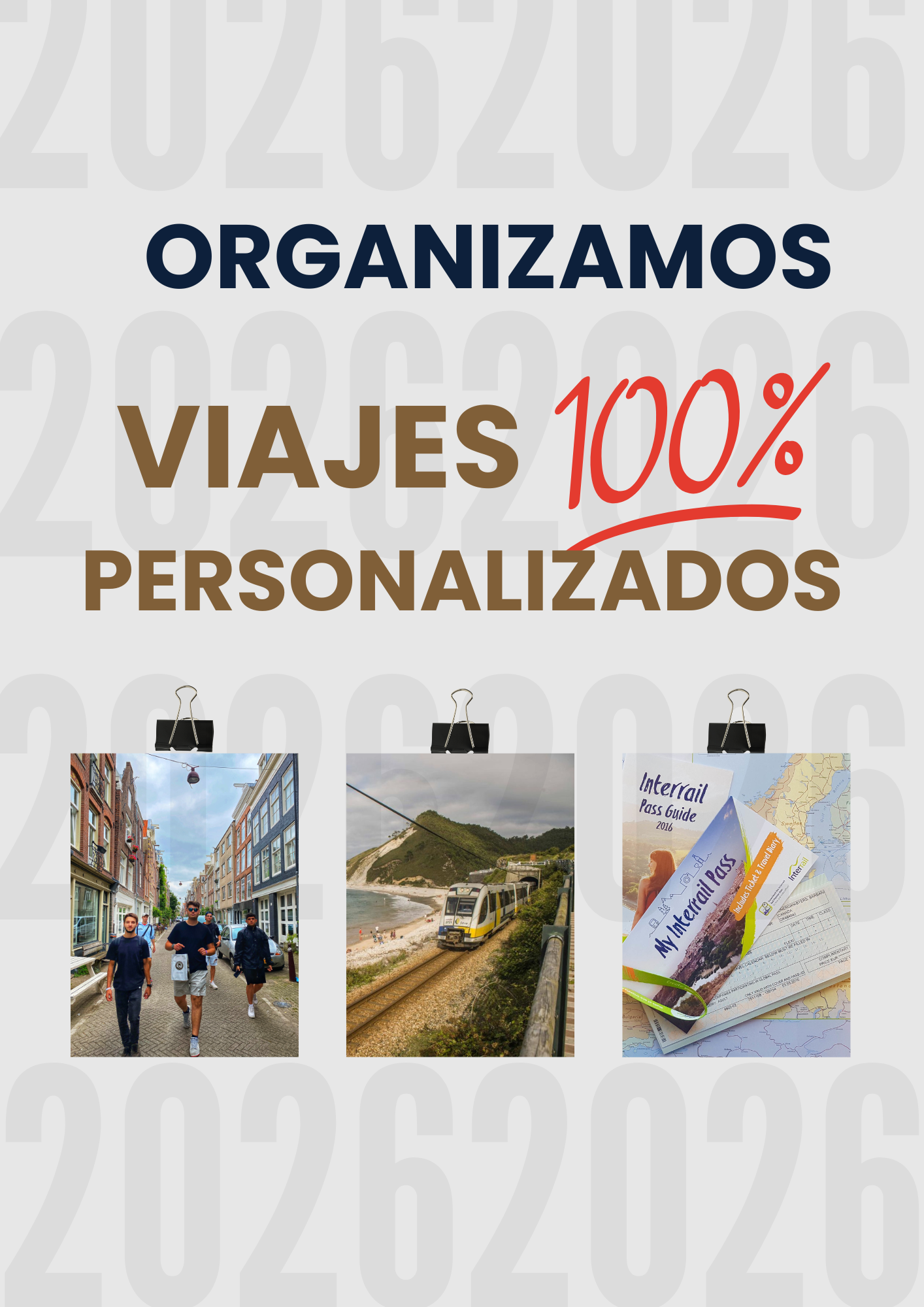 Anuncio viajes de interrail personalizados