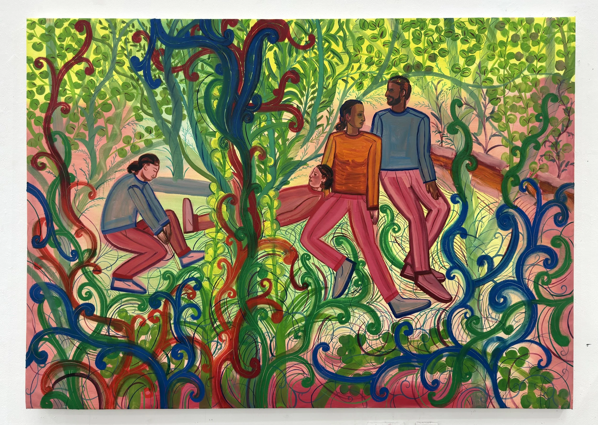 Family | 2026 | 152 x 213 cm (59-7/8 x 85-7/8”) | Oil on Canvas