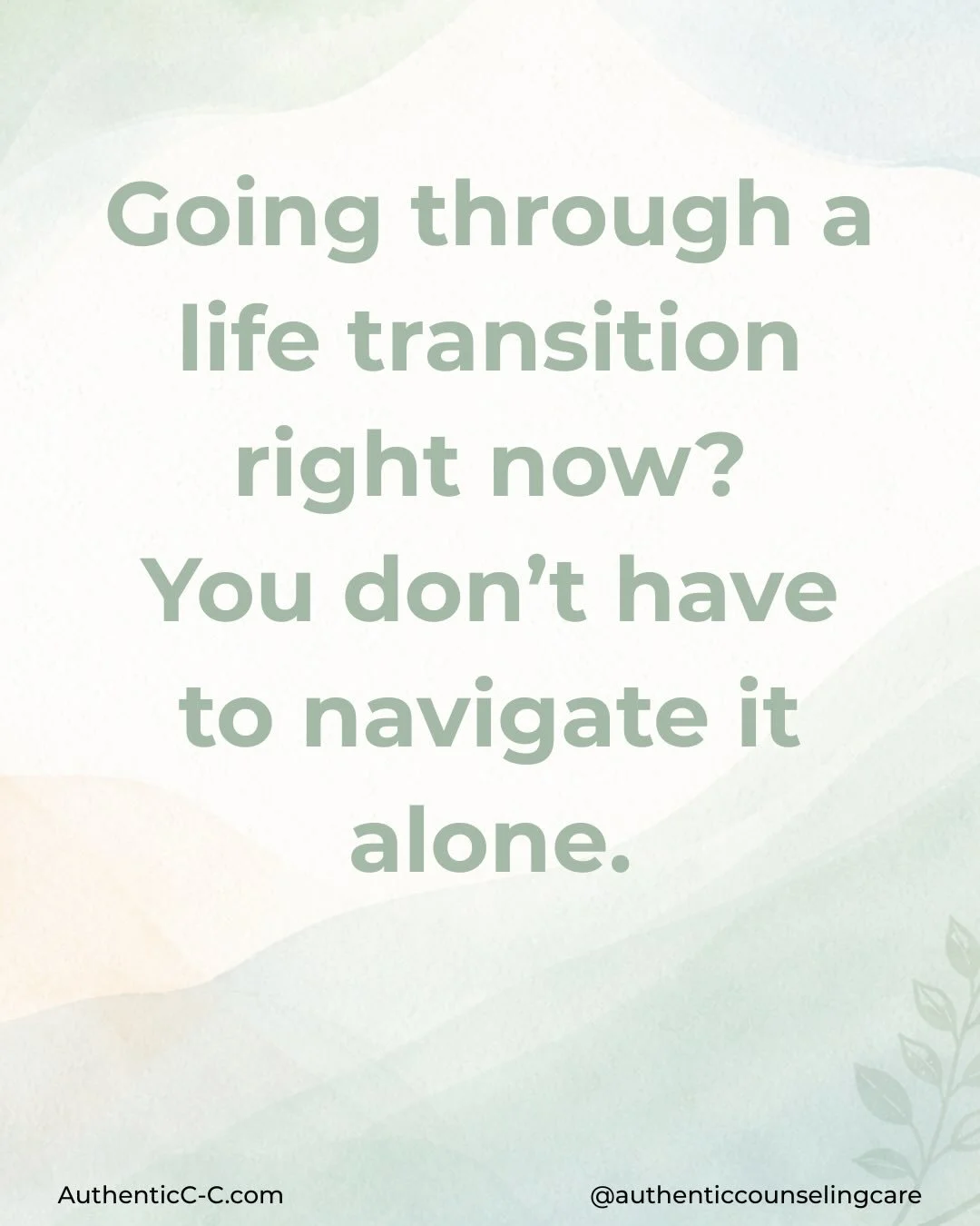 Life transitions can feel overwhelming, uncertain, and deeply personal &mdash; but you don&rsquo;t have to figure it all out on your own.

Whether you&rsquo;re navigating identity shifts, relationship changes, career decisions, or simply feeling &ldq