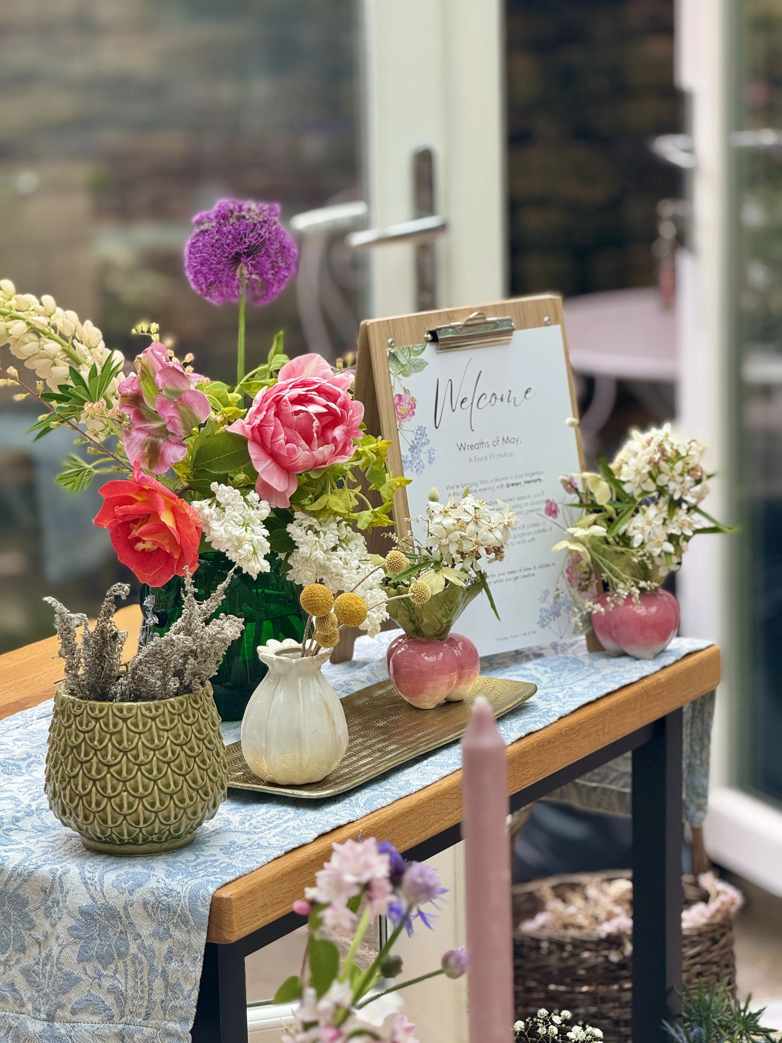 May Blooms Wreath Making