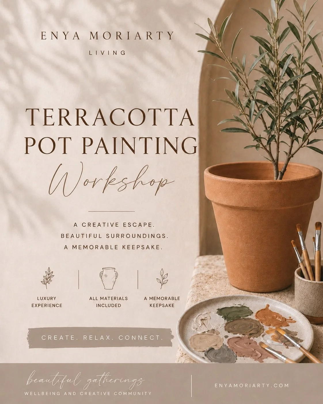 🪴 Join us for a creative and relaxing afternoon with @neptunehomeofficial , hand-painting &amp; decorating a beautiful terracotta plant pot to take home, or to gift to a loved one. 

No previous painting experience necessary.

What&rsquo;s included: