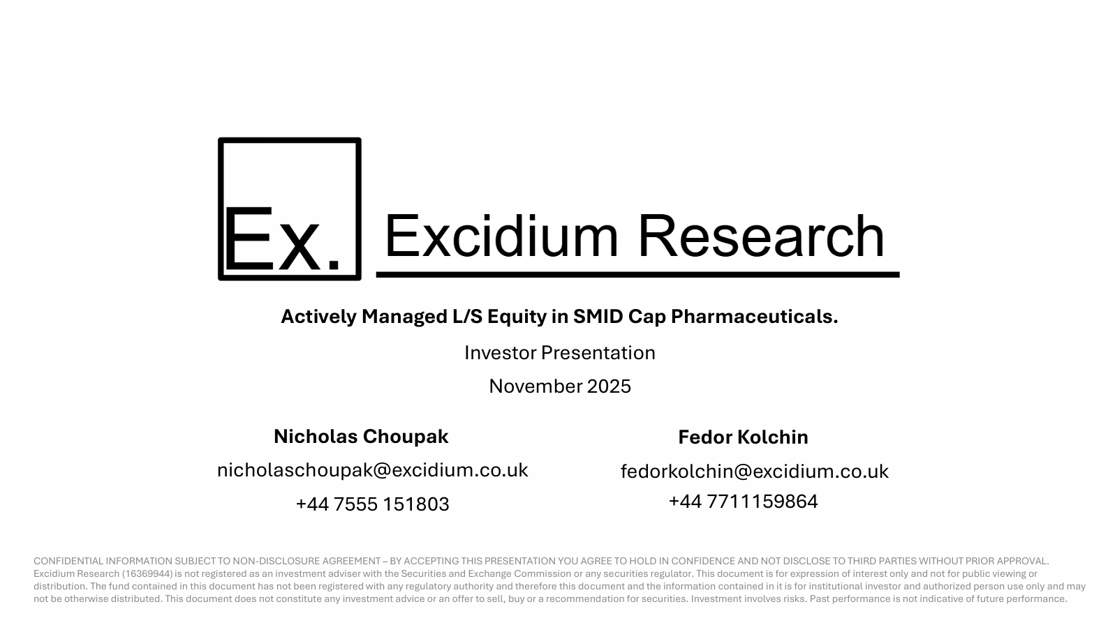 Investor Presentation (Copy)